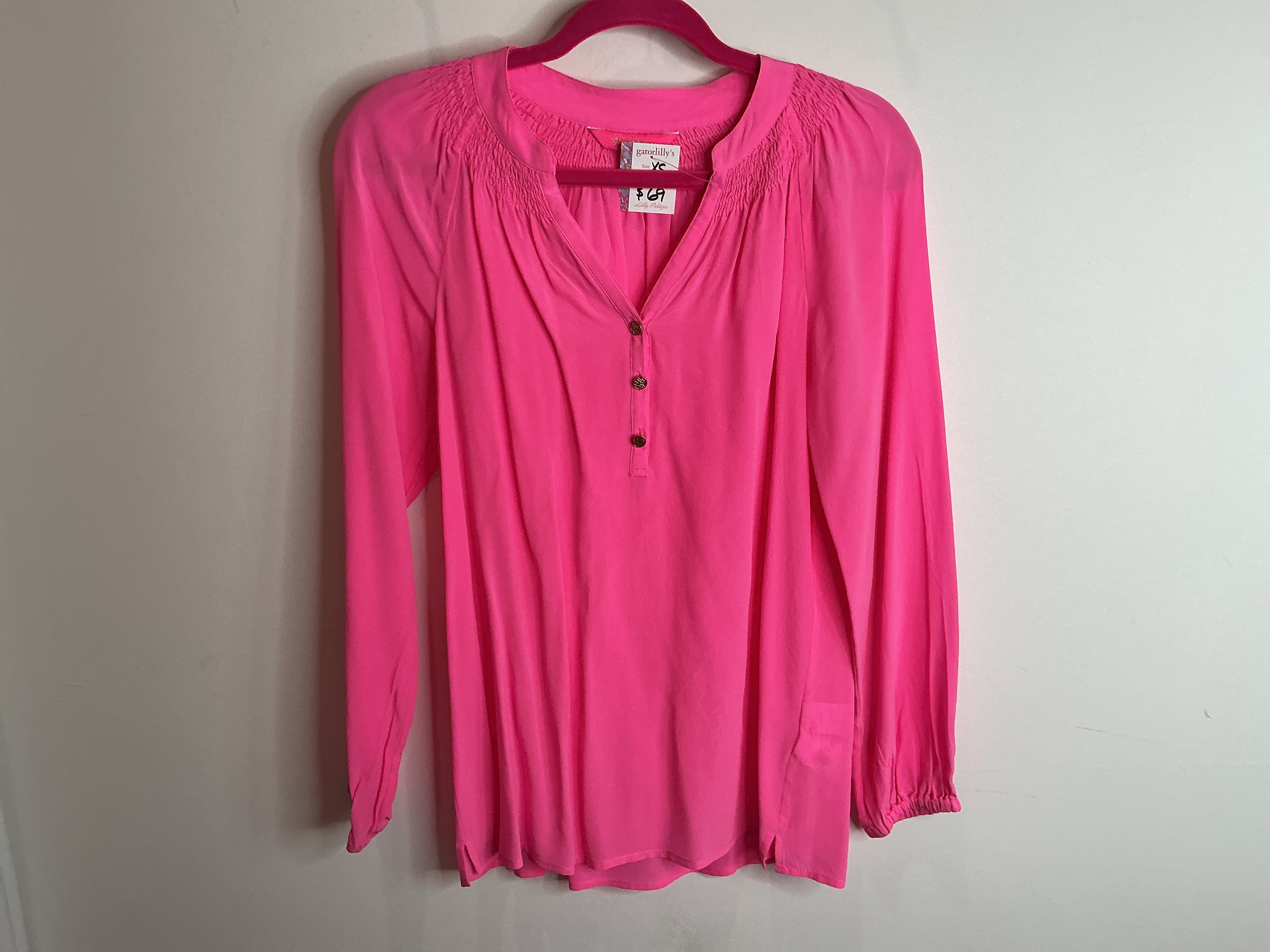 Lilly Pulitzer Long Sleeve Top - Size XS