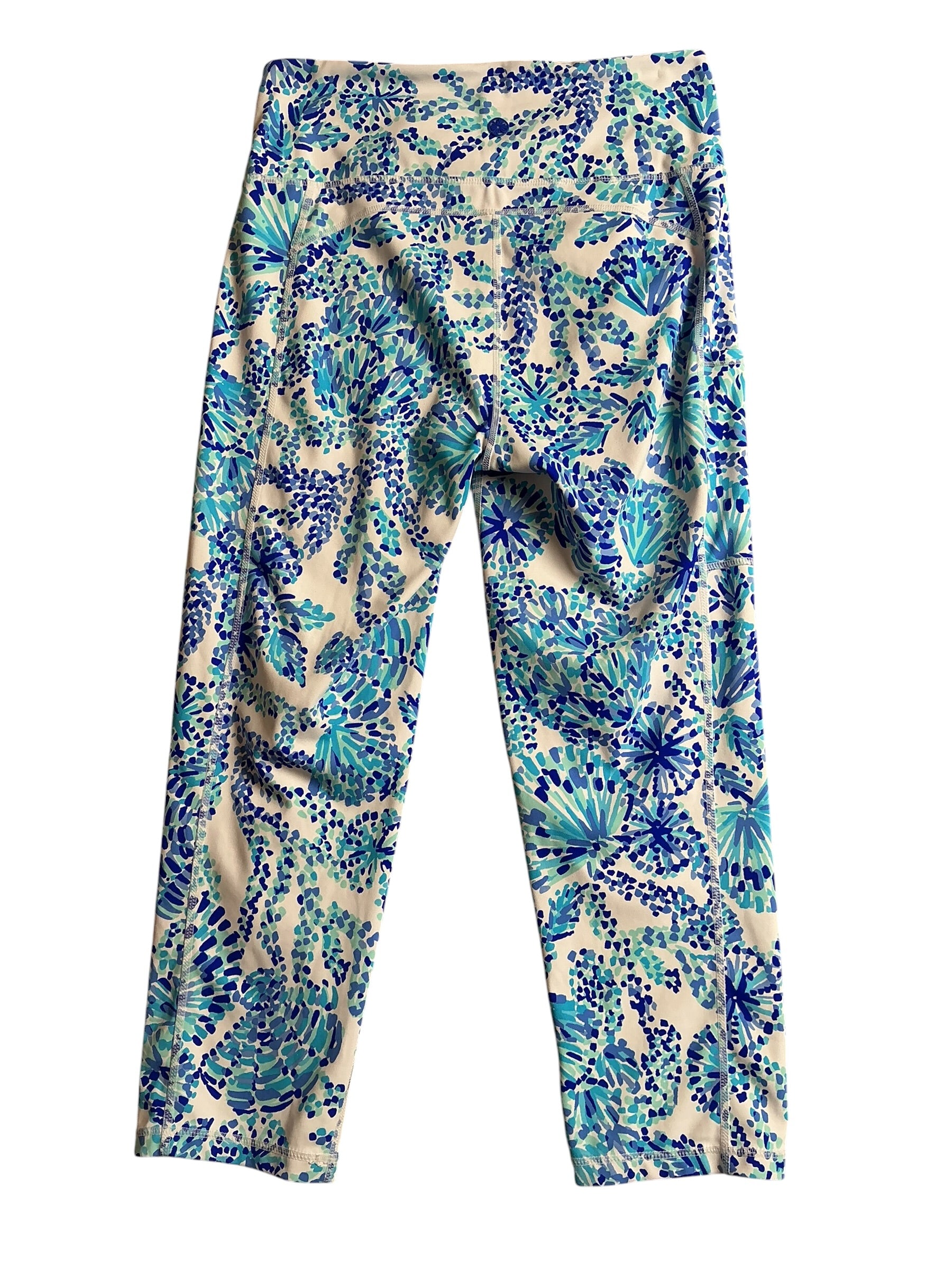 Lilly Pulitzer Weekender High Rise - Turquoise Oasis Shell Me You Love Me - Size M
