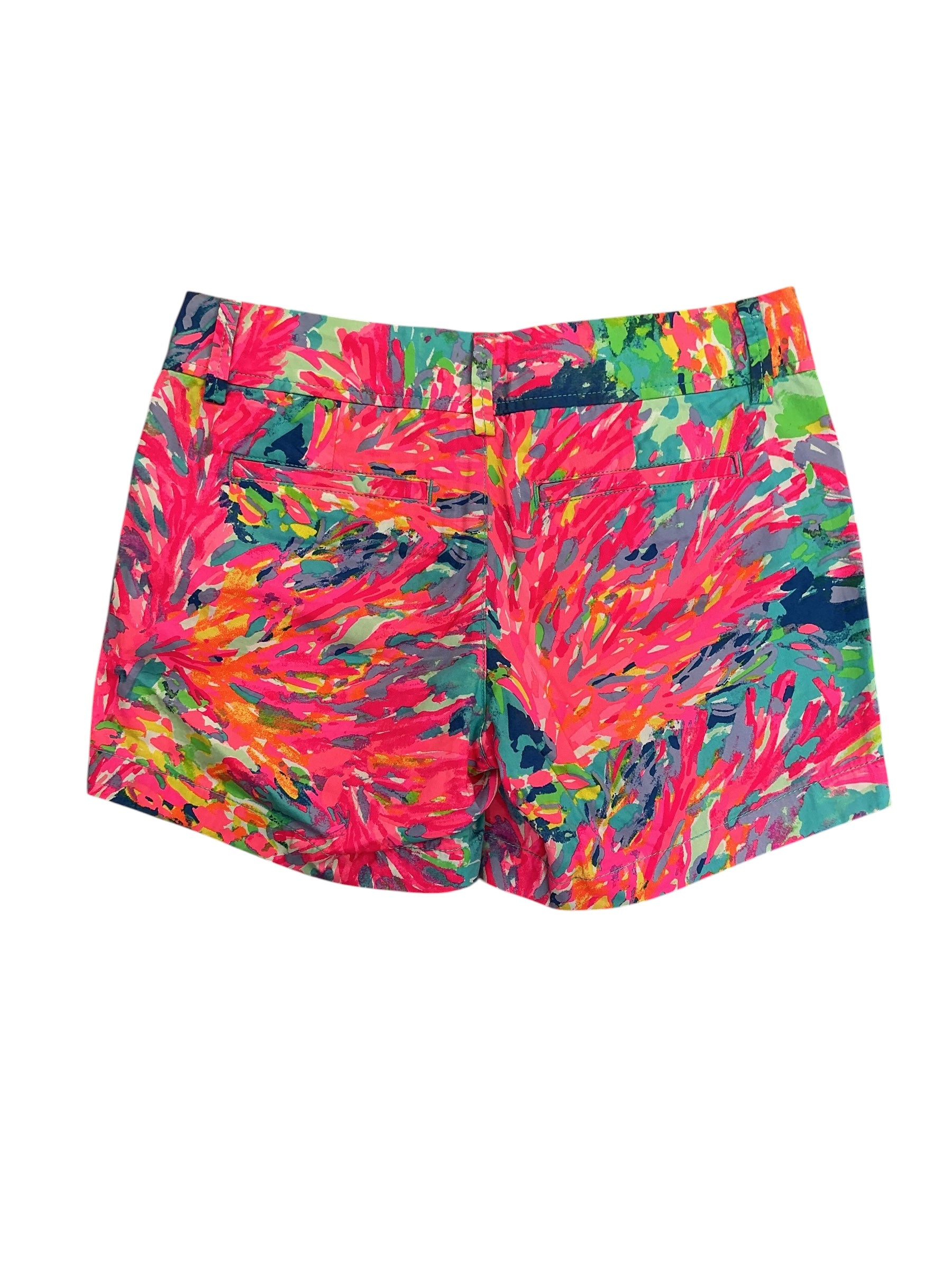 Lilly Pulitzer Callahan Shorts Palm Beach Coral - Size 00