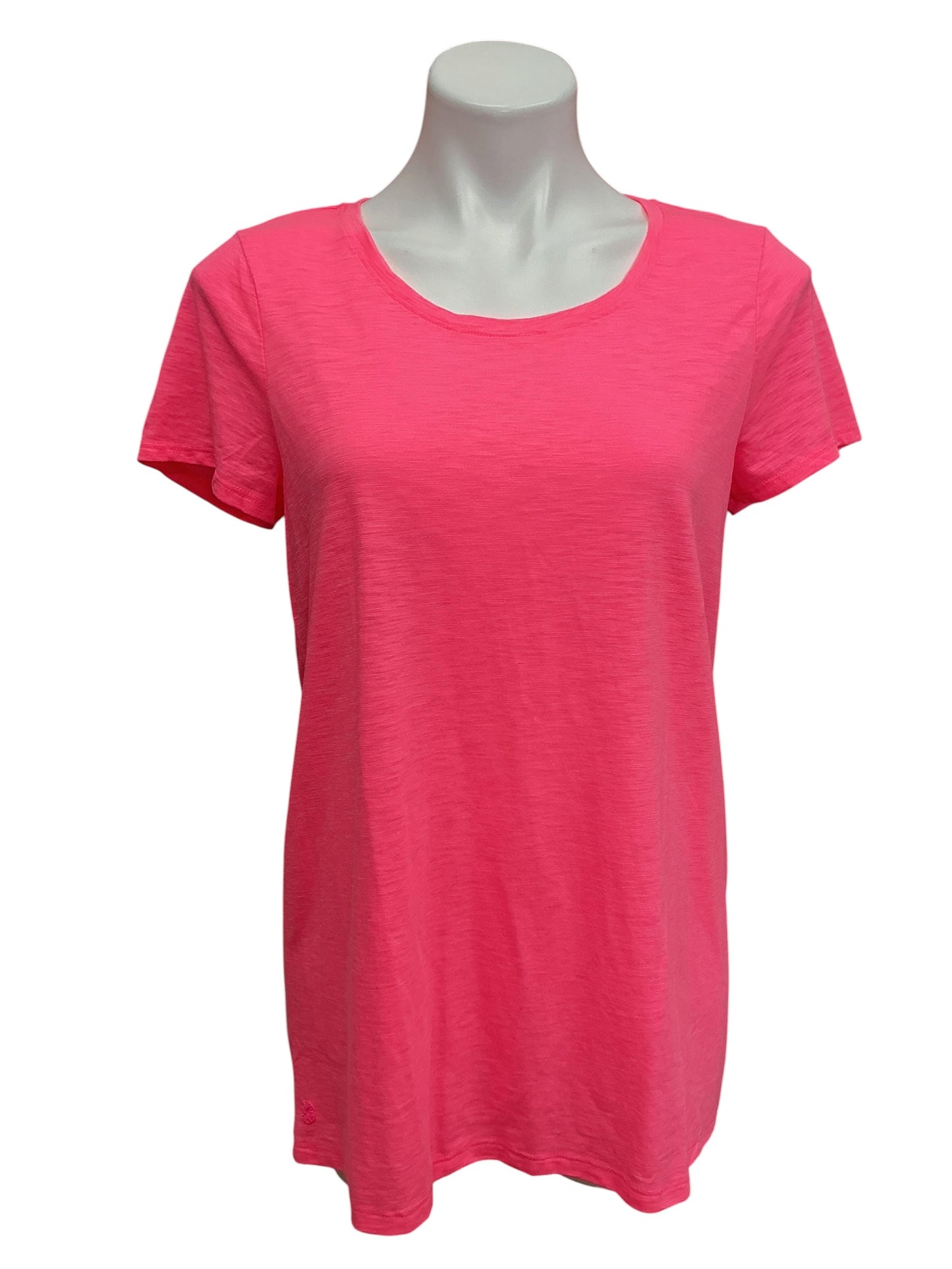 Lilly Pulitzer Etta Scoop Neck Top Havana Pink - Size M
