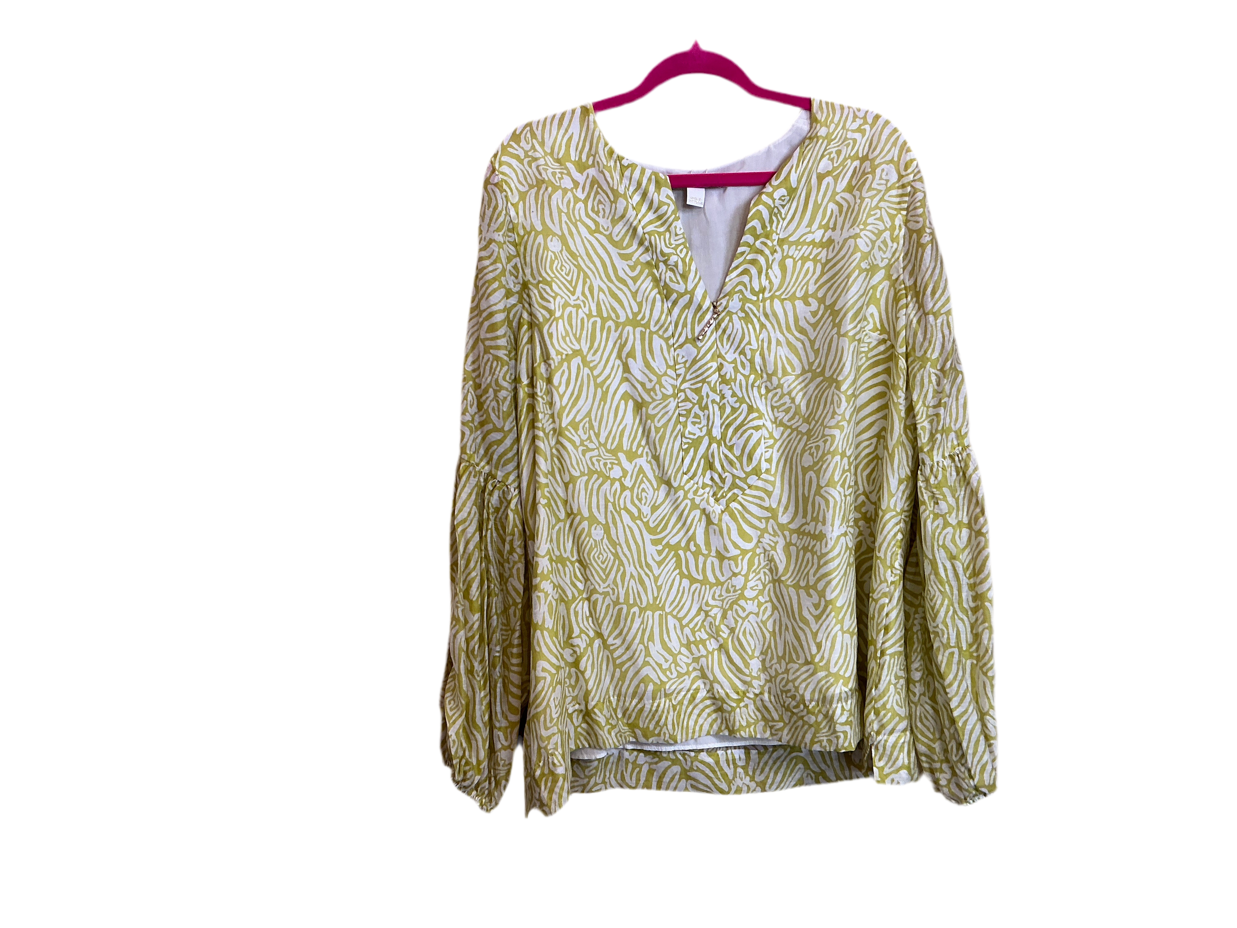 Lilly Pulitzer NWT Laurelie Top Jardin Green Zee Bebe - Size 16