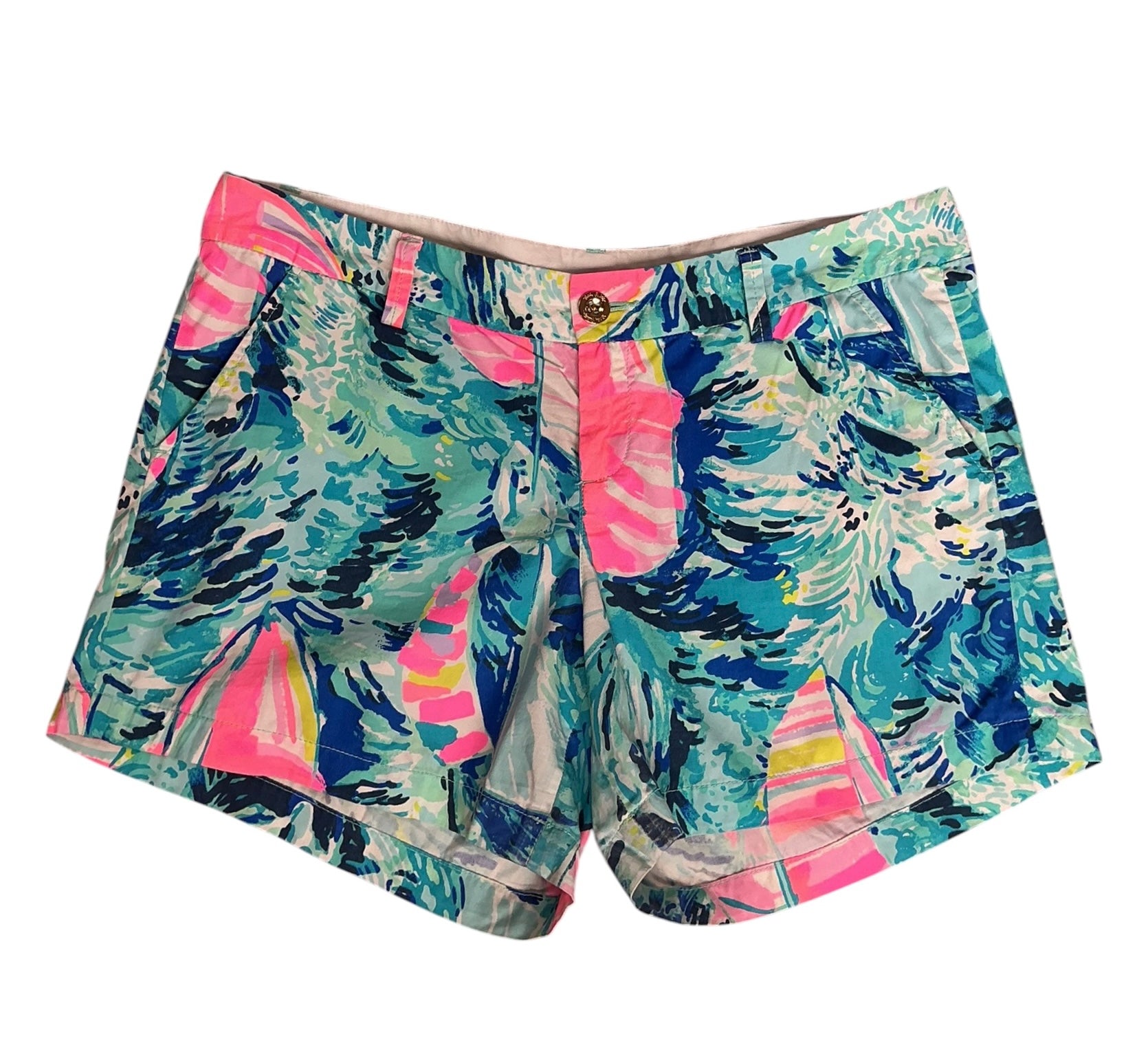 Lilly Pulitzer Callahan Short Hey Bay Bay - Size 12