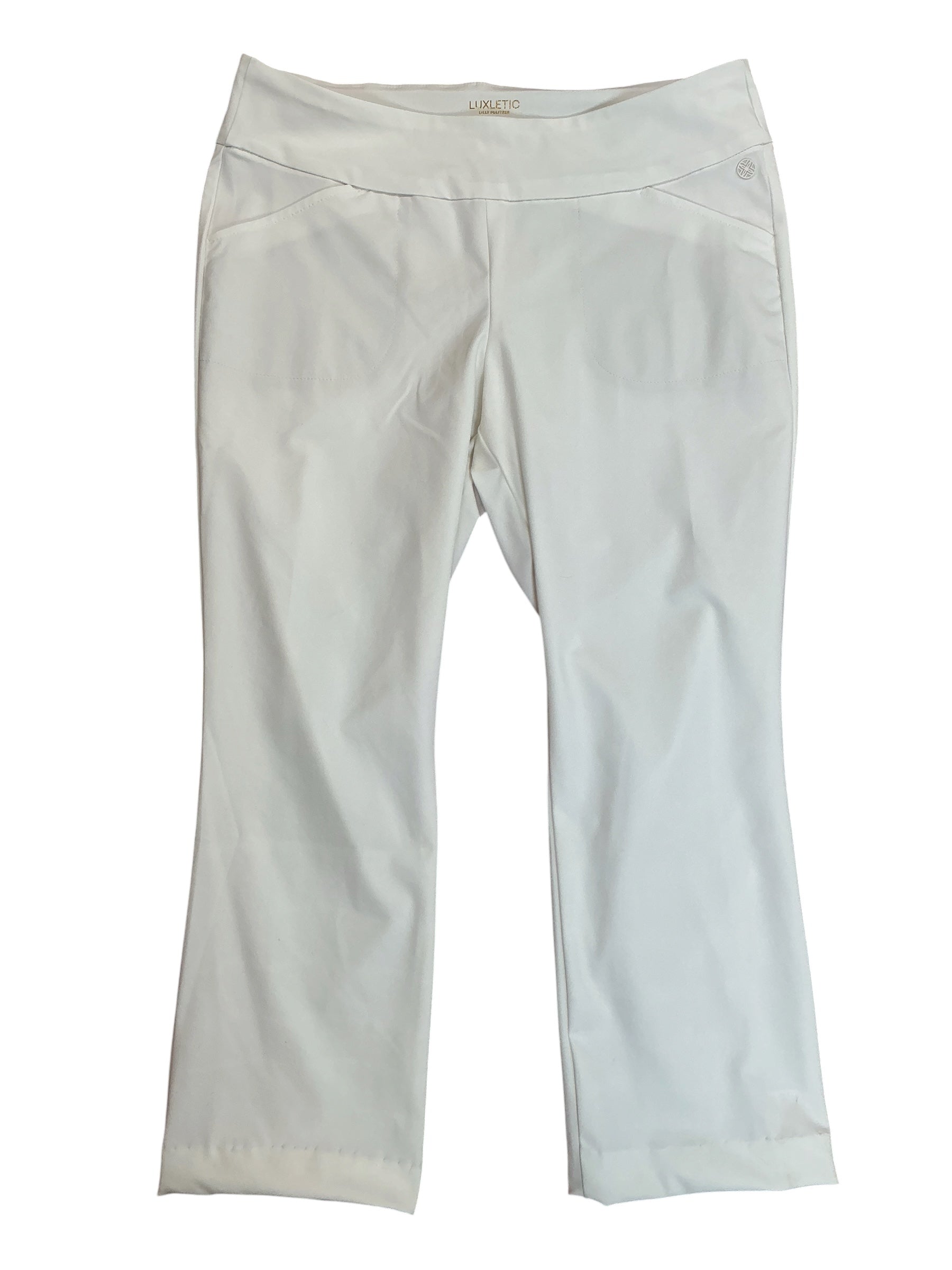 Lilly Pulitzer NWT Corso Kick Flare Pants Coconut White - Size 16