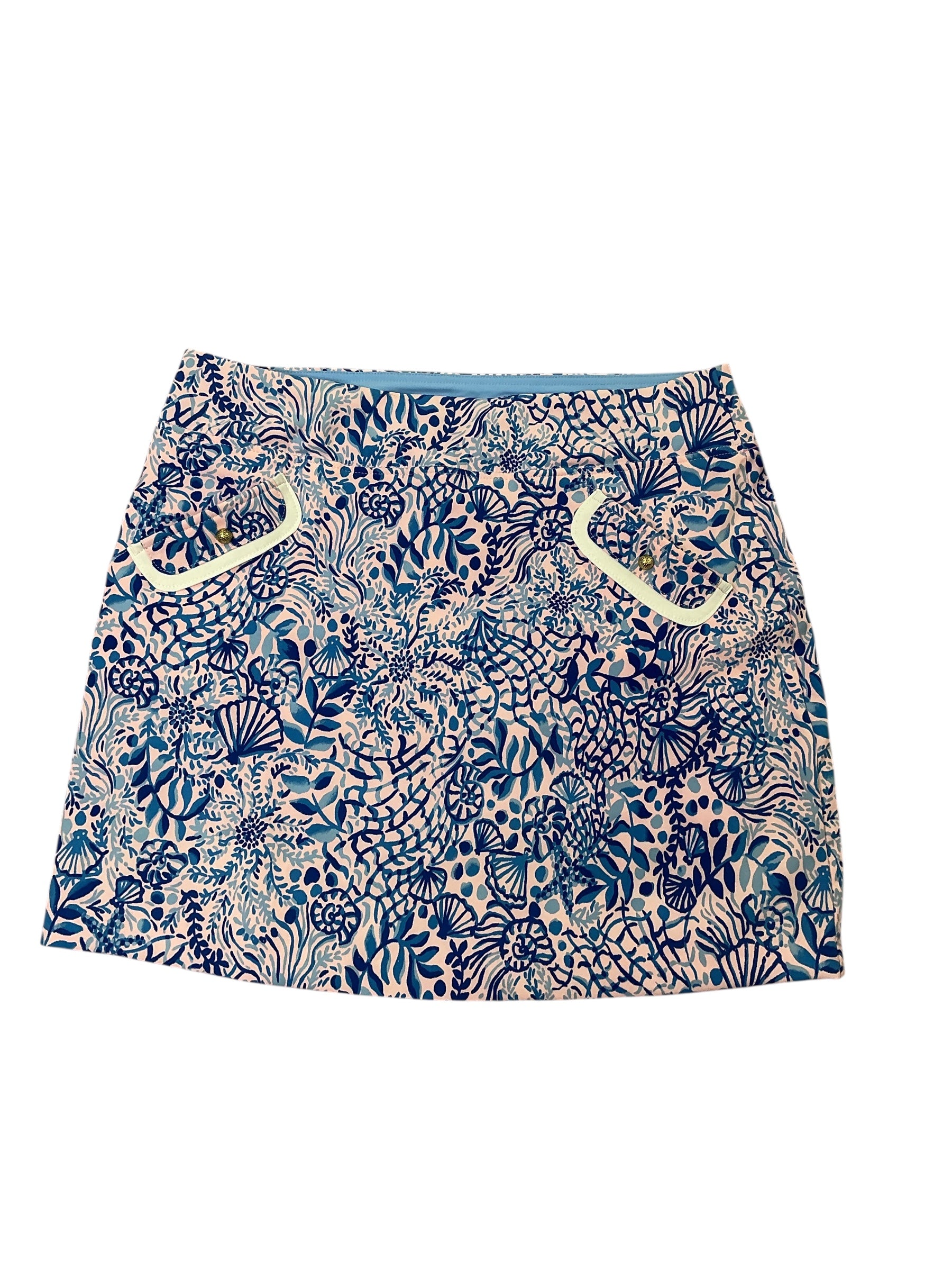 Lilly Pulitzer NWT - Monica Skort UPF 50 + - Calla Lilly Pink High Tides Good Vibes - Size 14