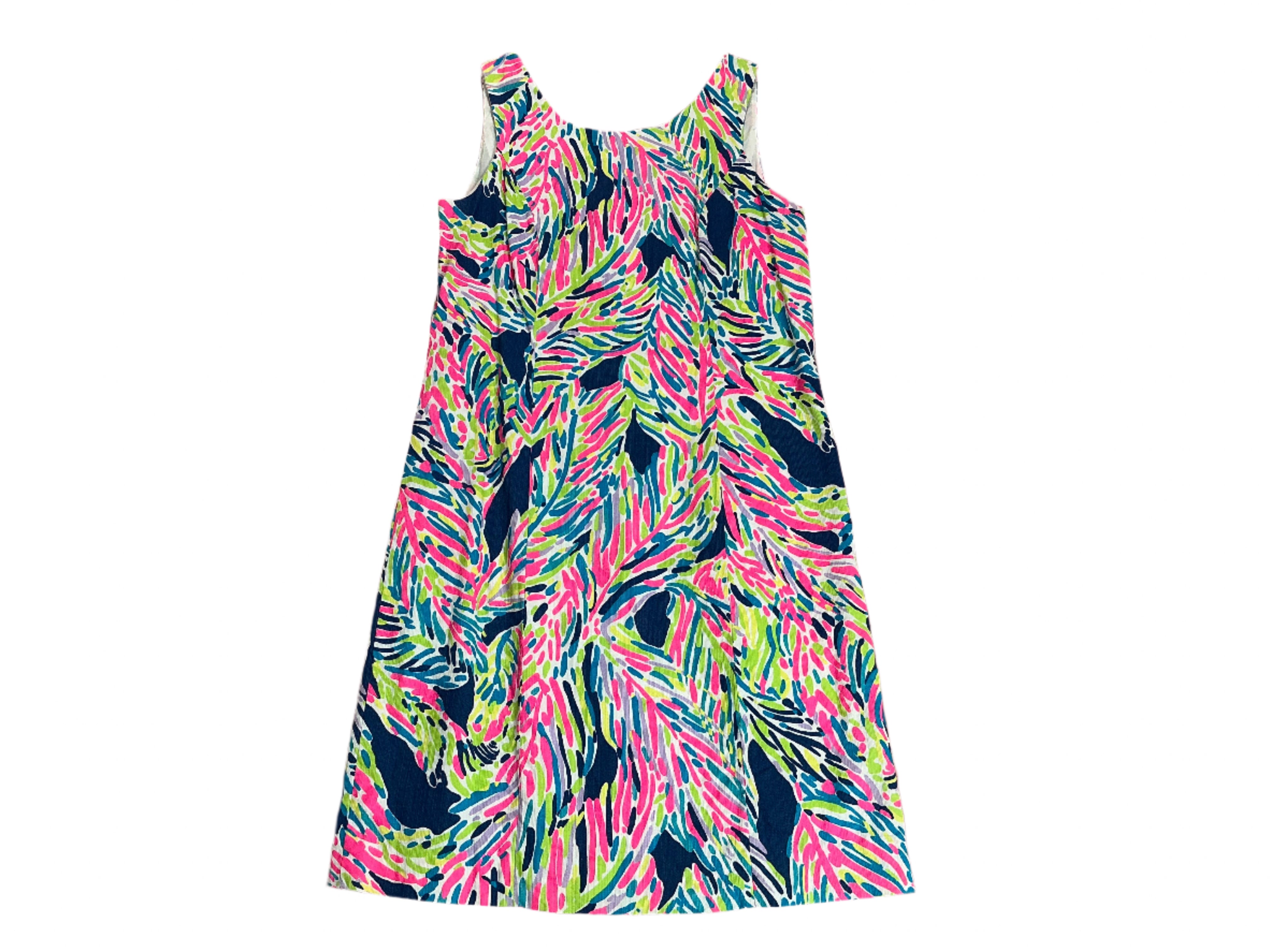 Lilly Pulitzer Cathy Dress - Indigo Palm Reader - Size 2