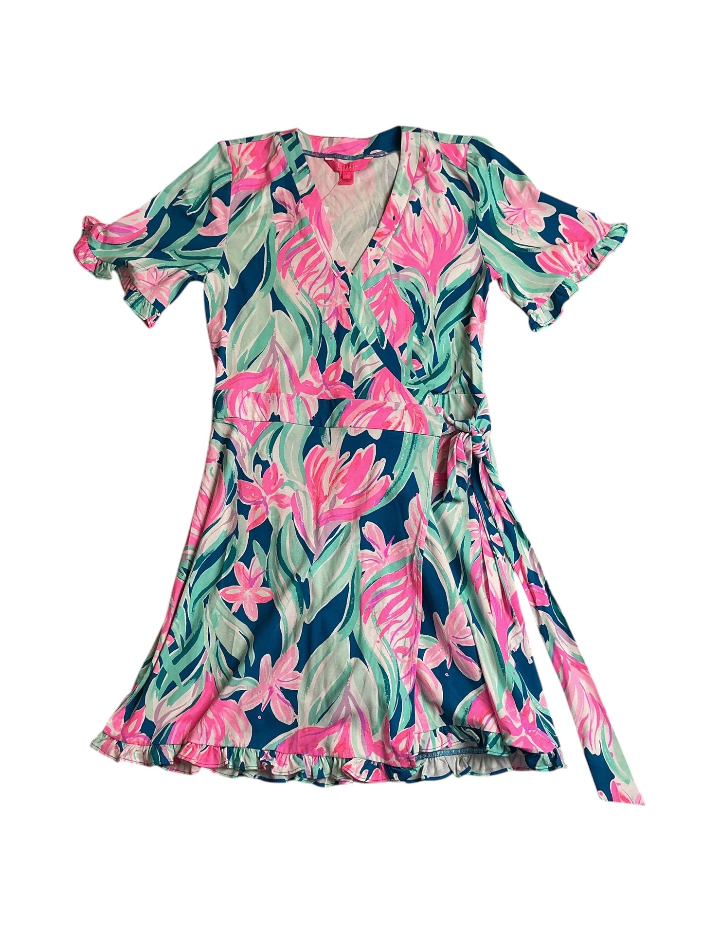 Lilly Pulitzer NWT Liddy Romper - Mr Peacock Blue Dream A Little Dream - Size S