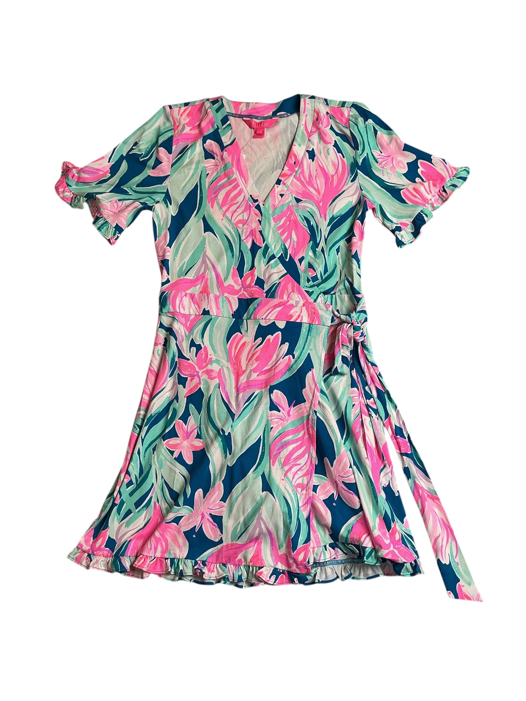 Lilly Pulitzer NWT Liddy Romper - Mr Peacock Blue Dream A Little Dream - Size S