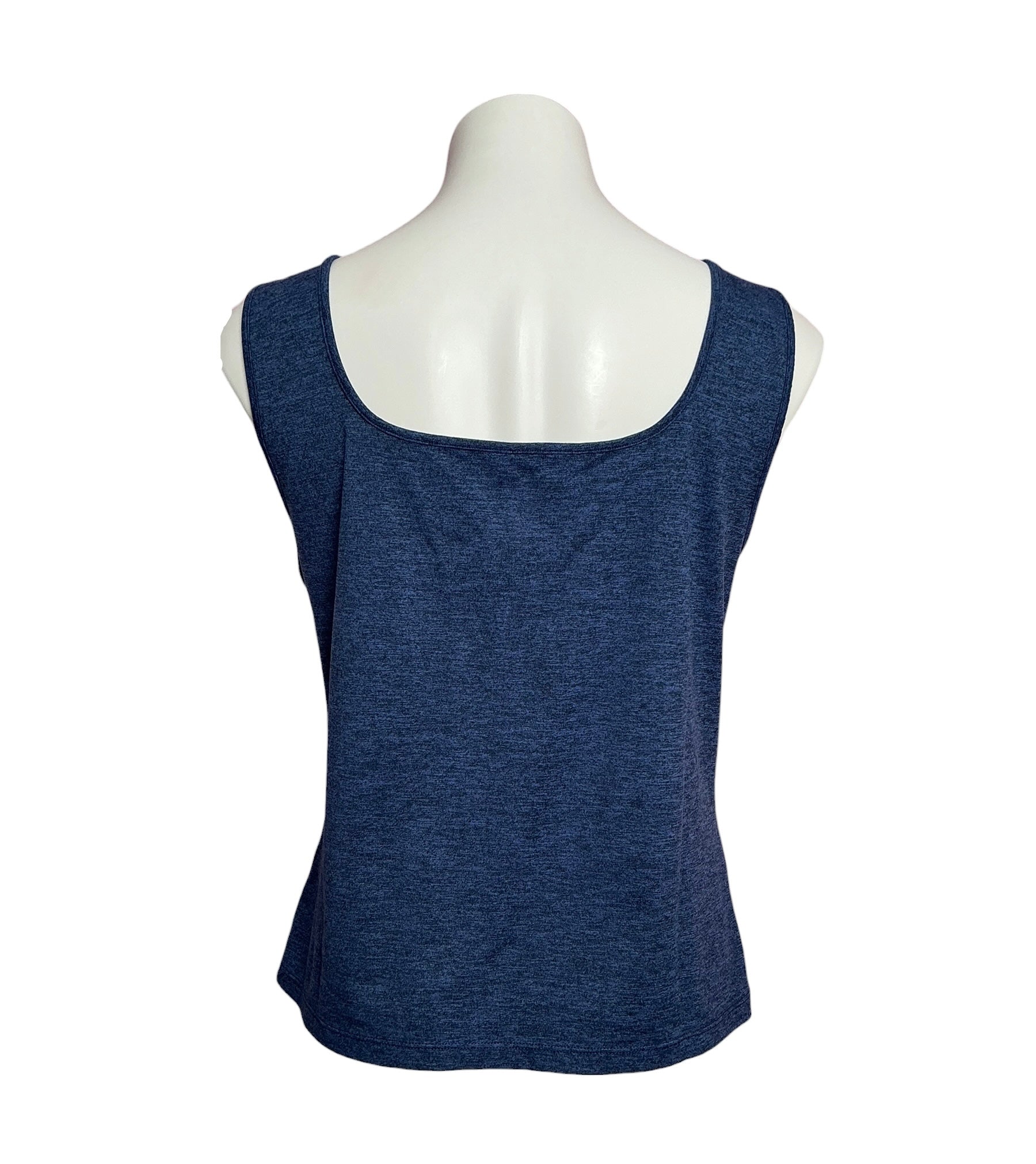 Lilly Pulitzer Marsaille Tank Top Heathered Medium Blue X Noir - Size XL