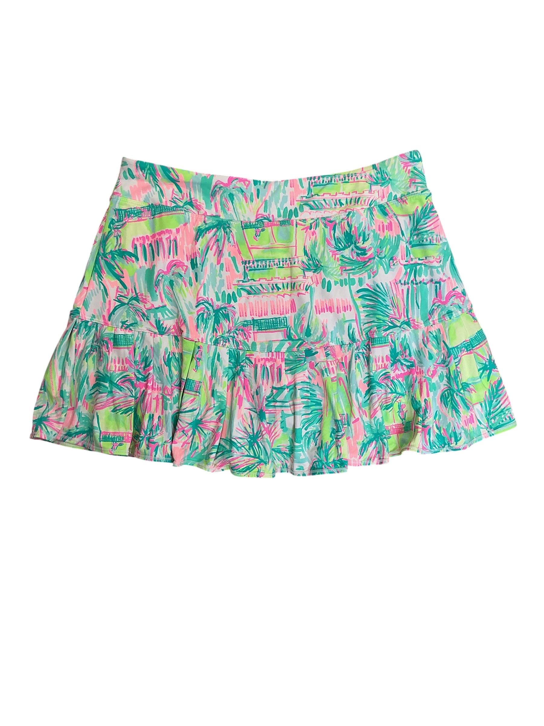 Lilly Pulitzer NWT UPF 50+ Meryl Nylon Taye Skort Multi Perfect Match - Size M