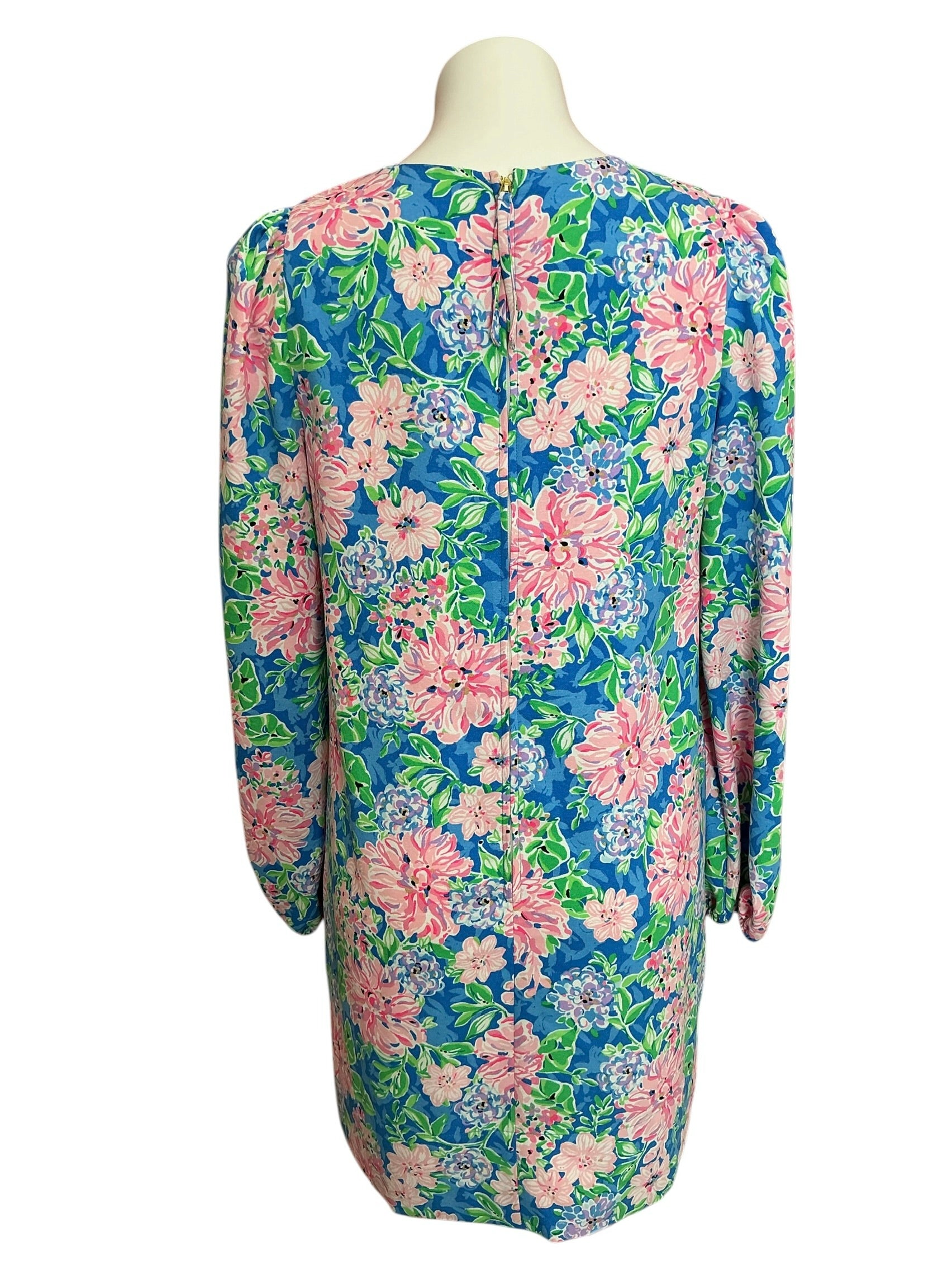 Lilly Pulitzer Alyna Long Sleeve Dress Spring In Your Step - Size 4