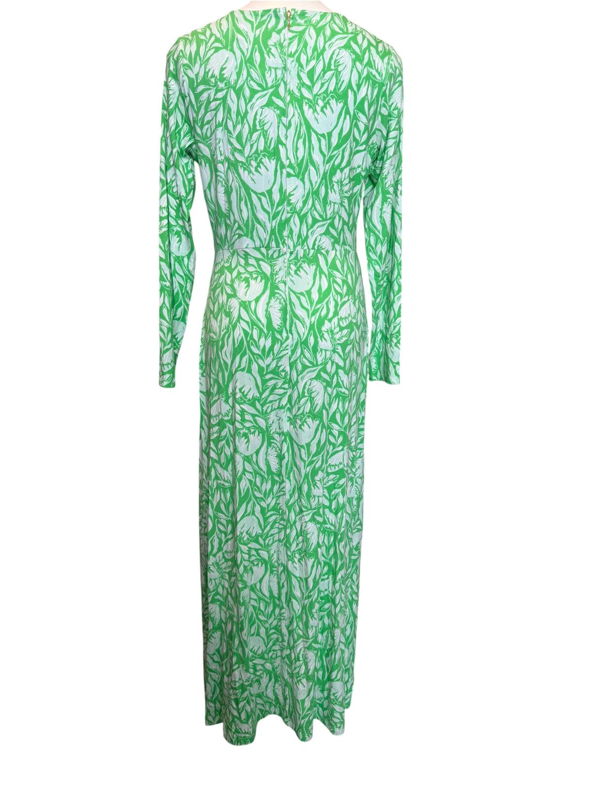 Lilly Pulitzer NWT Tilli Maxi Dress Fauna Green Tulip To Tango - Size 12
