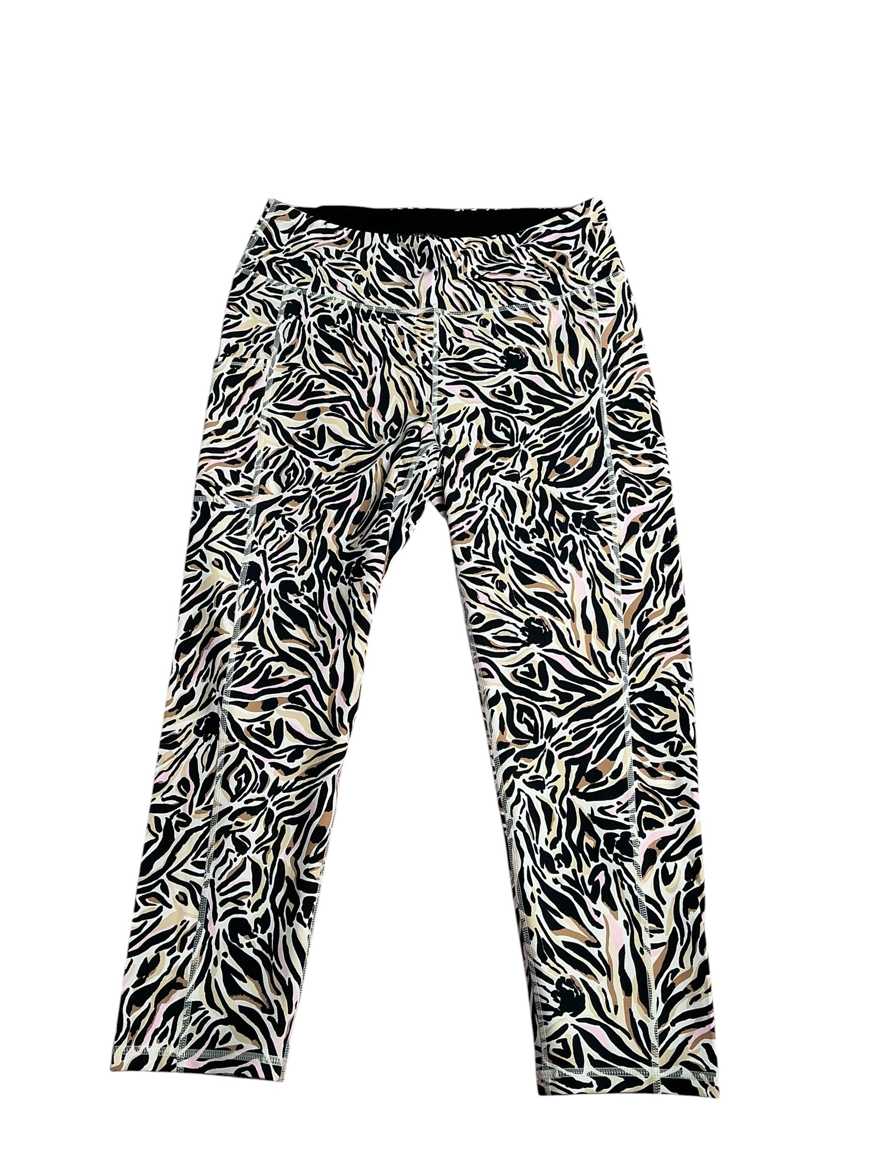 Lilly Pulitzer- NWT Weekender High Rise Midi Leggings Onyx Can You Zee Me Size XL