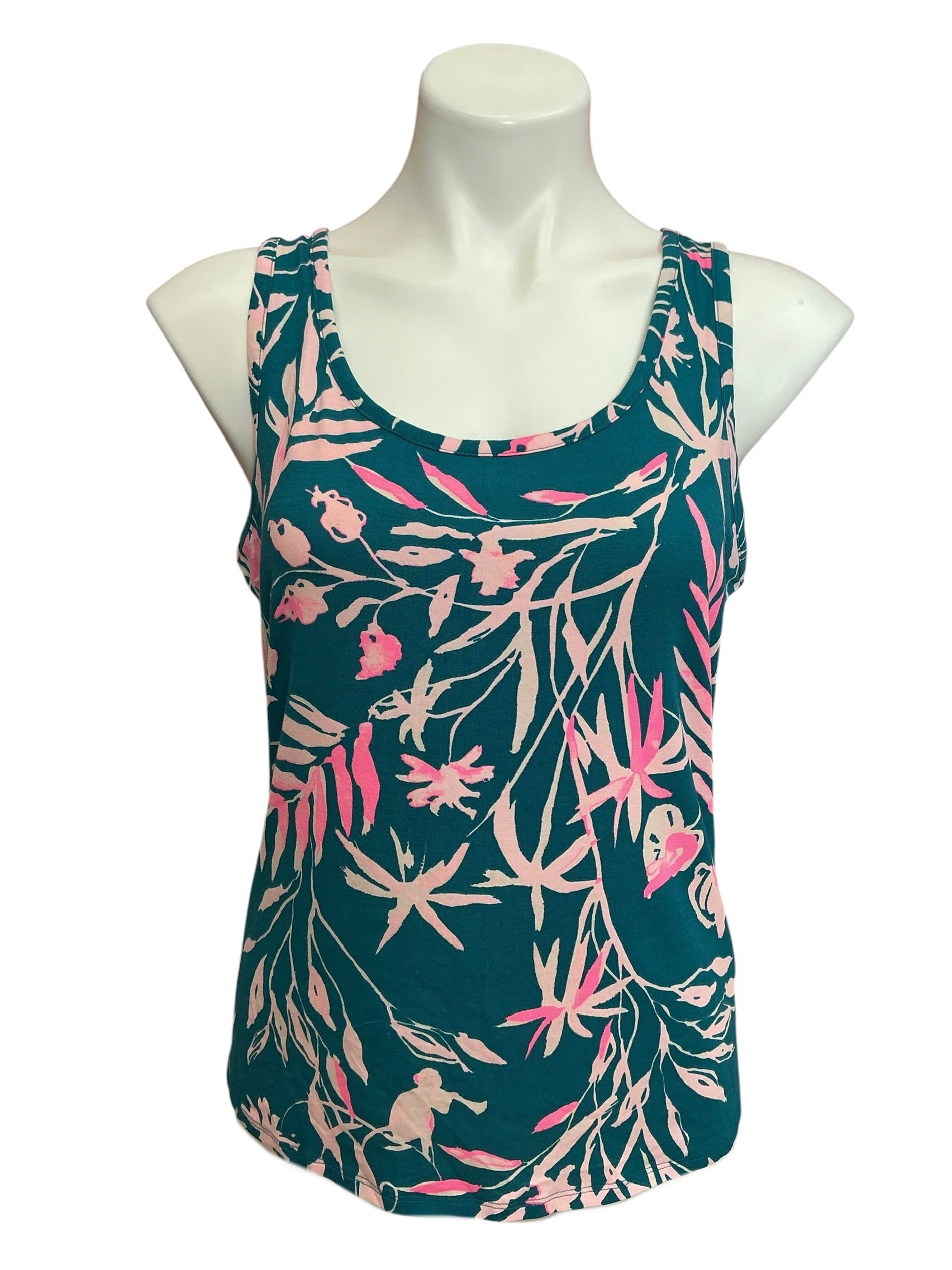 Lilly Pulitzer Noemi Tank Top Tidal Wave It’s Prime Time - Size M