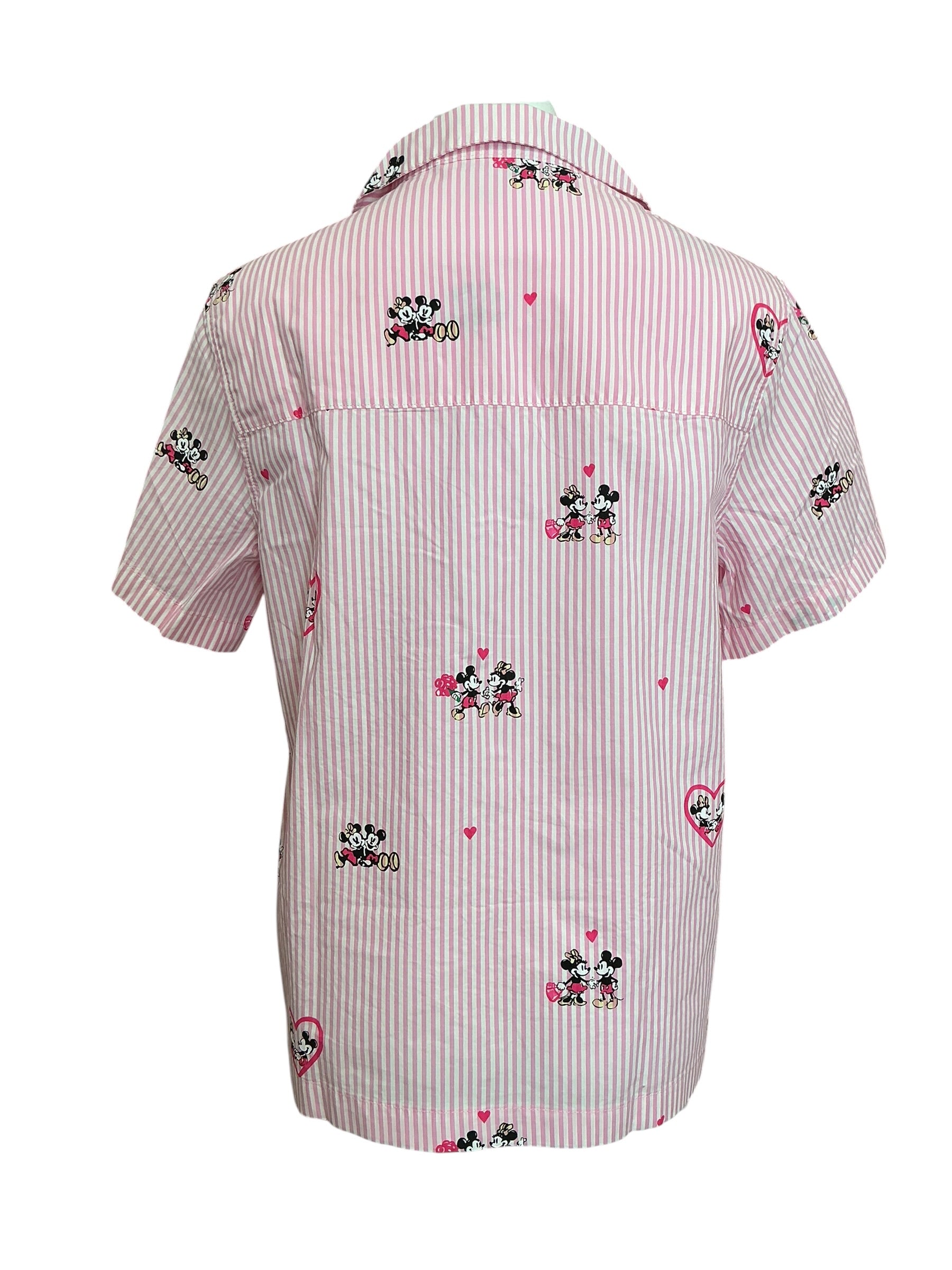 Lilly Pulitzer X Disney NWT Mari PJ Button Up Top Multi Disney Half Drop - Size L