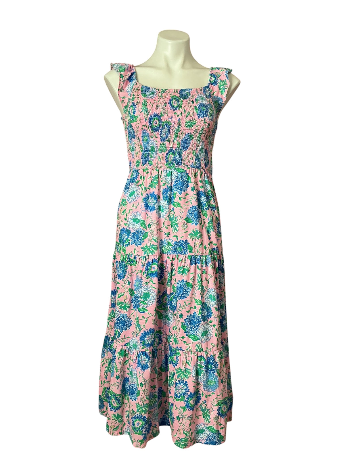 Lilly Pulitzer NWT Mini Jilly Midi Dress Conch Shell Pink Rumor Has It - Size XL