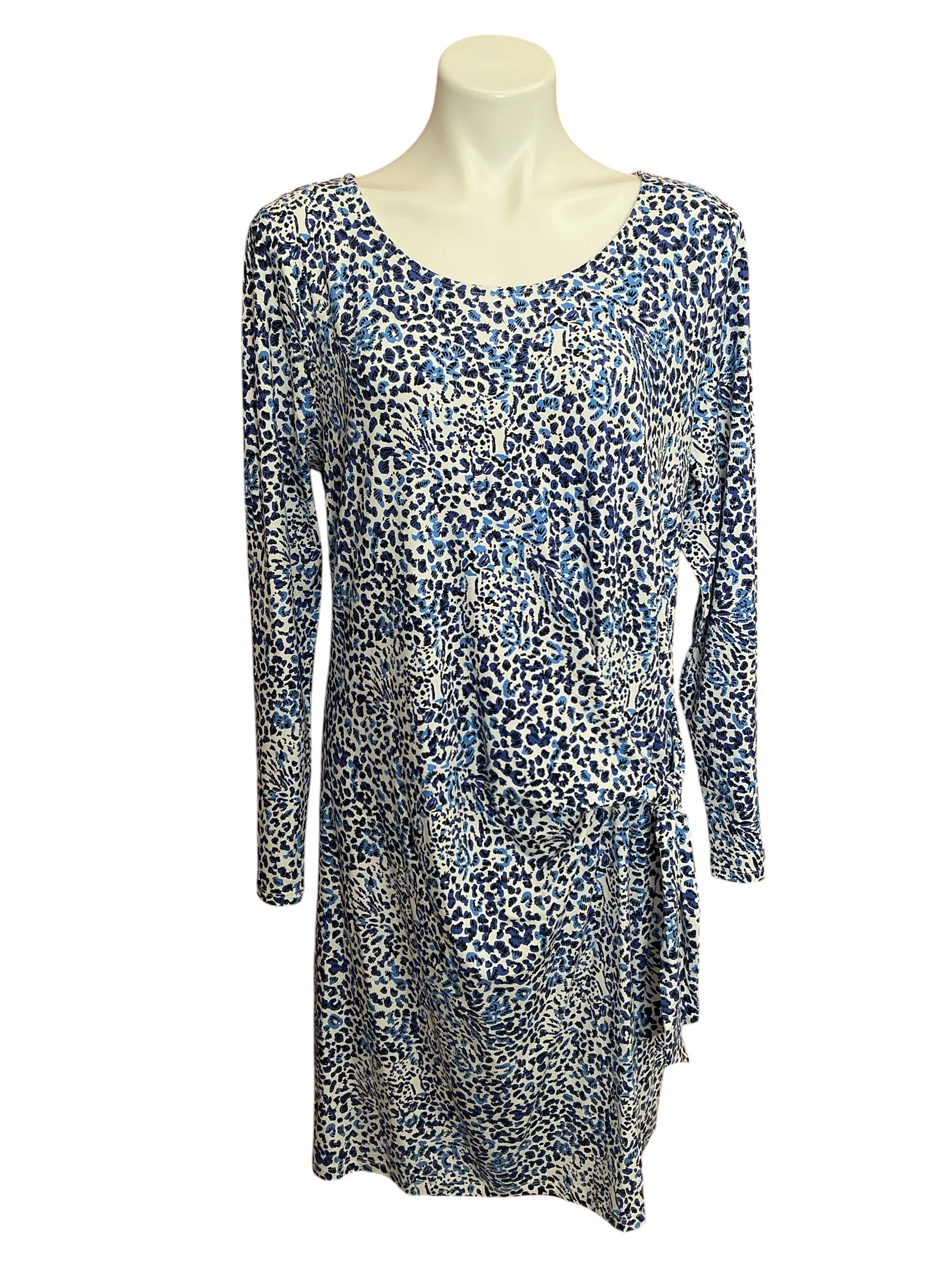 Lilly Pulitzer NWT Bryson Long Sleeve Dress Resort White Twisted Up - Size XL