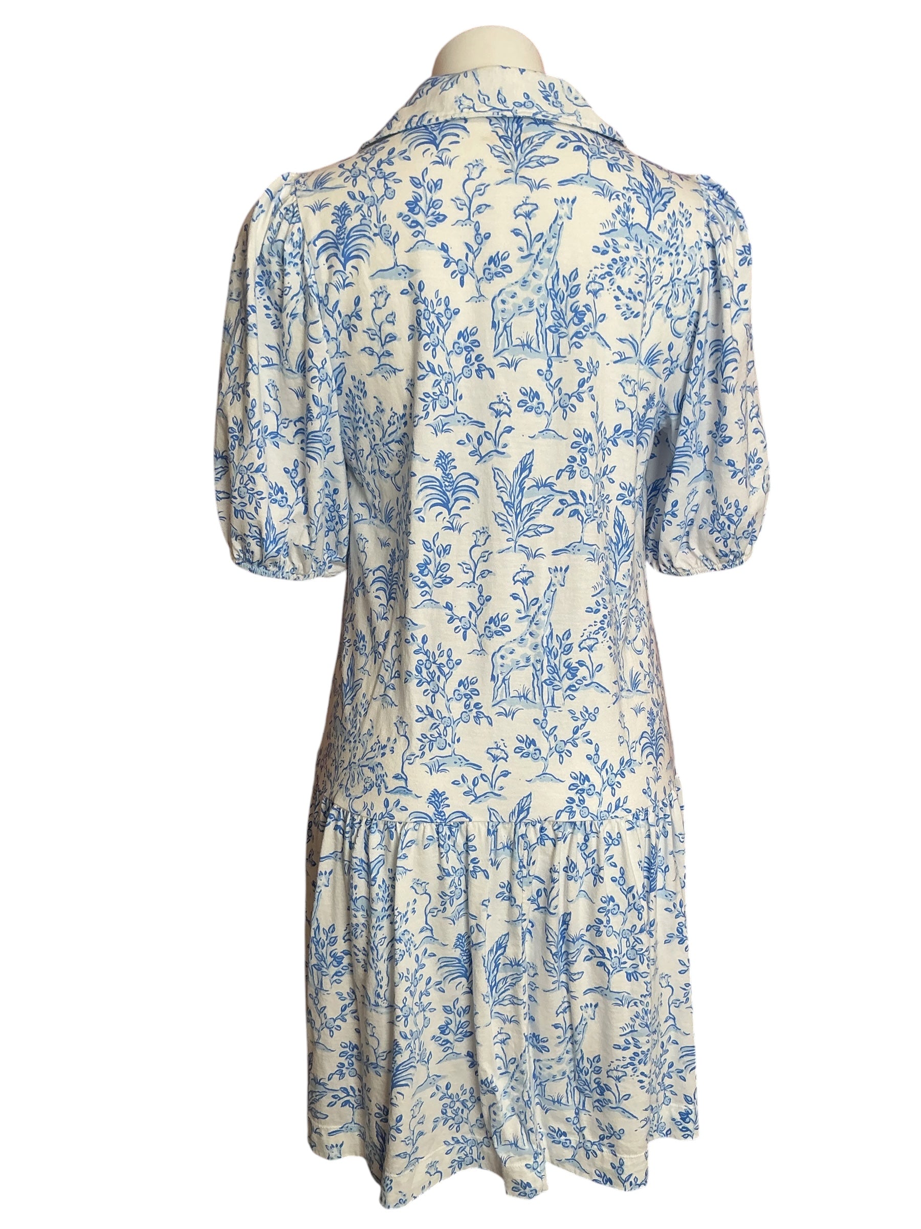 Lilly Pulitzer Bingley Dress Resort White Tall Tales - Size M