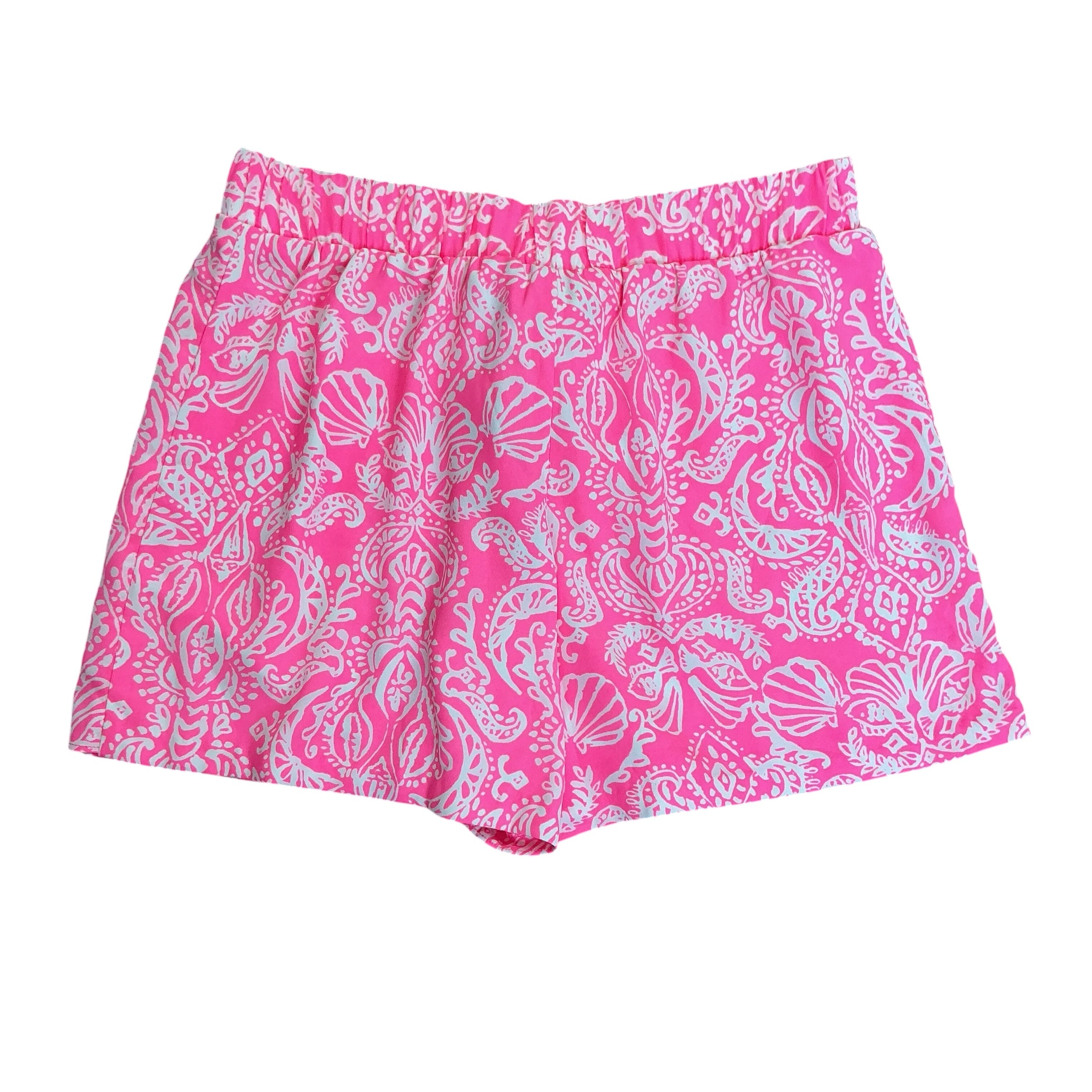 Lilly Pulitzer NWT Mylee Tie Front Shorts Havana Pink Clawdia - Size 4