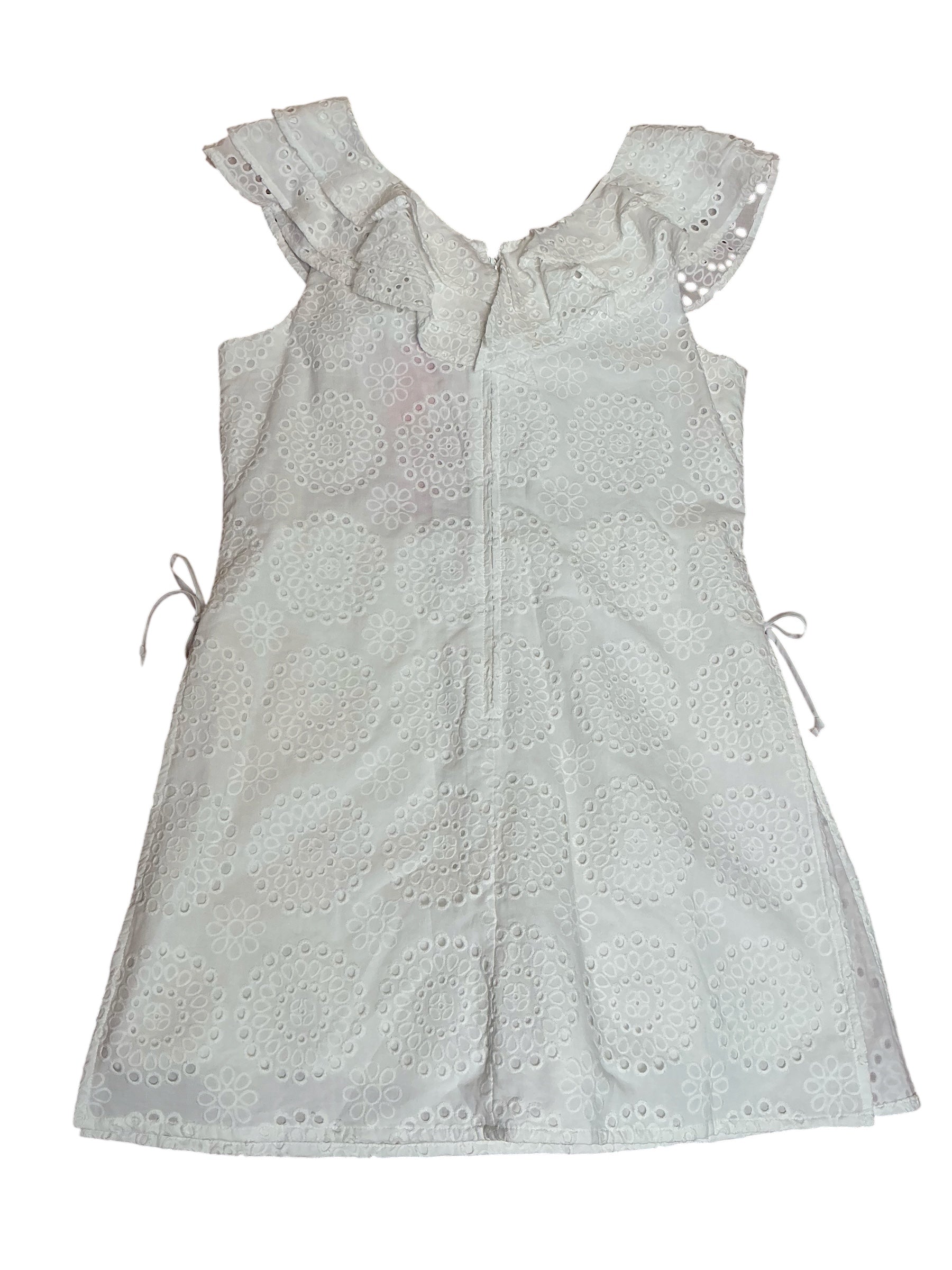 Lilly Pulitzer NWT Emiline Romper Resort White Circle Bloom Eyelet - Size 6