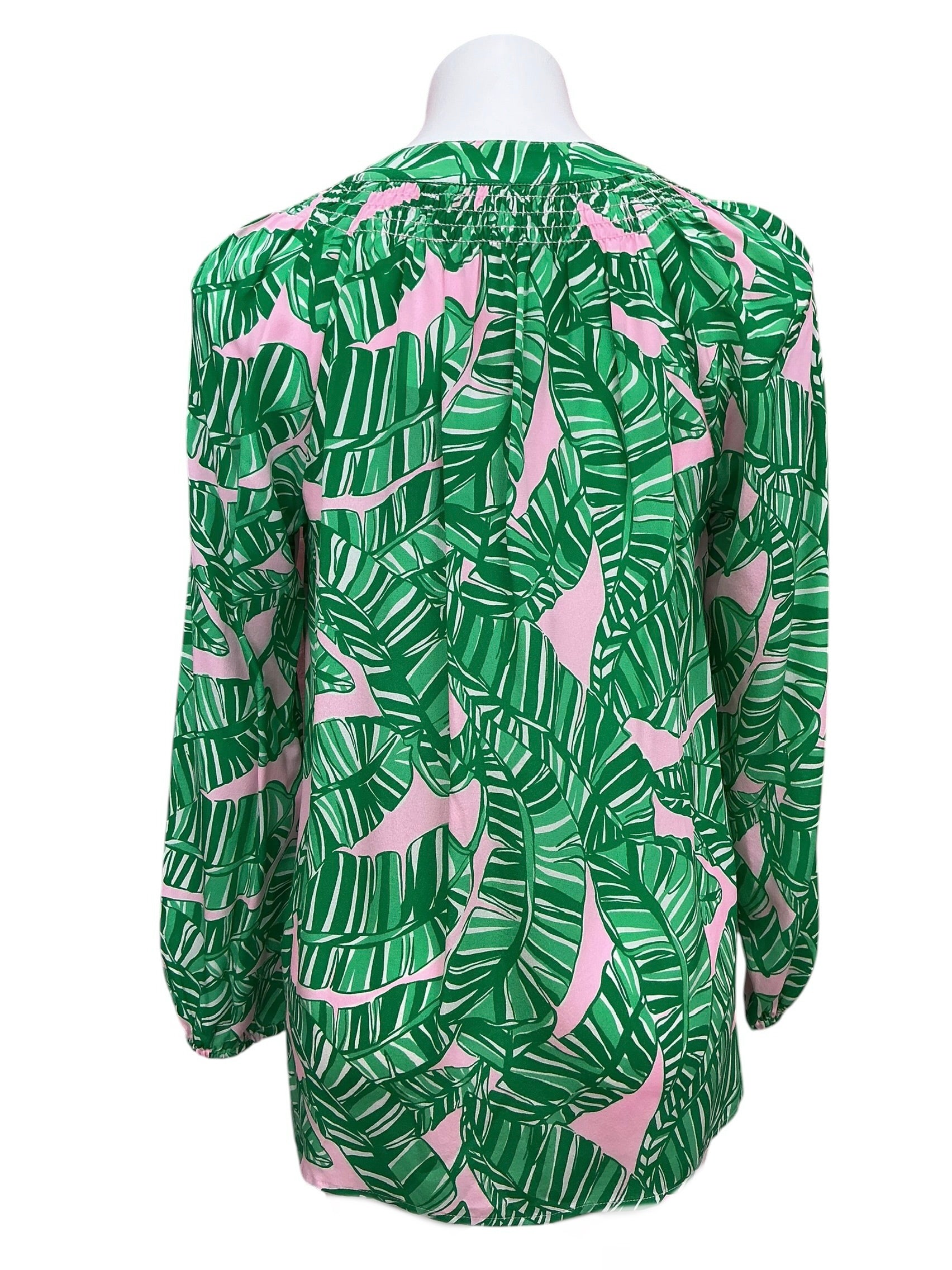 Lilly Pulitzer NWT Elsa Top Conch Shell Pink Lets Go Bananas - Size S