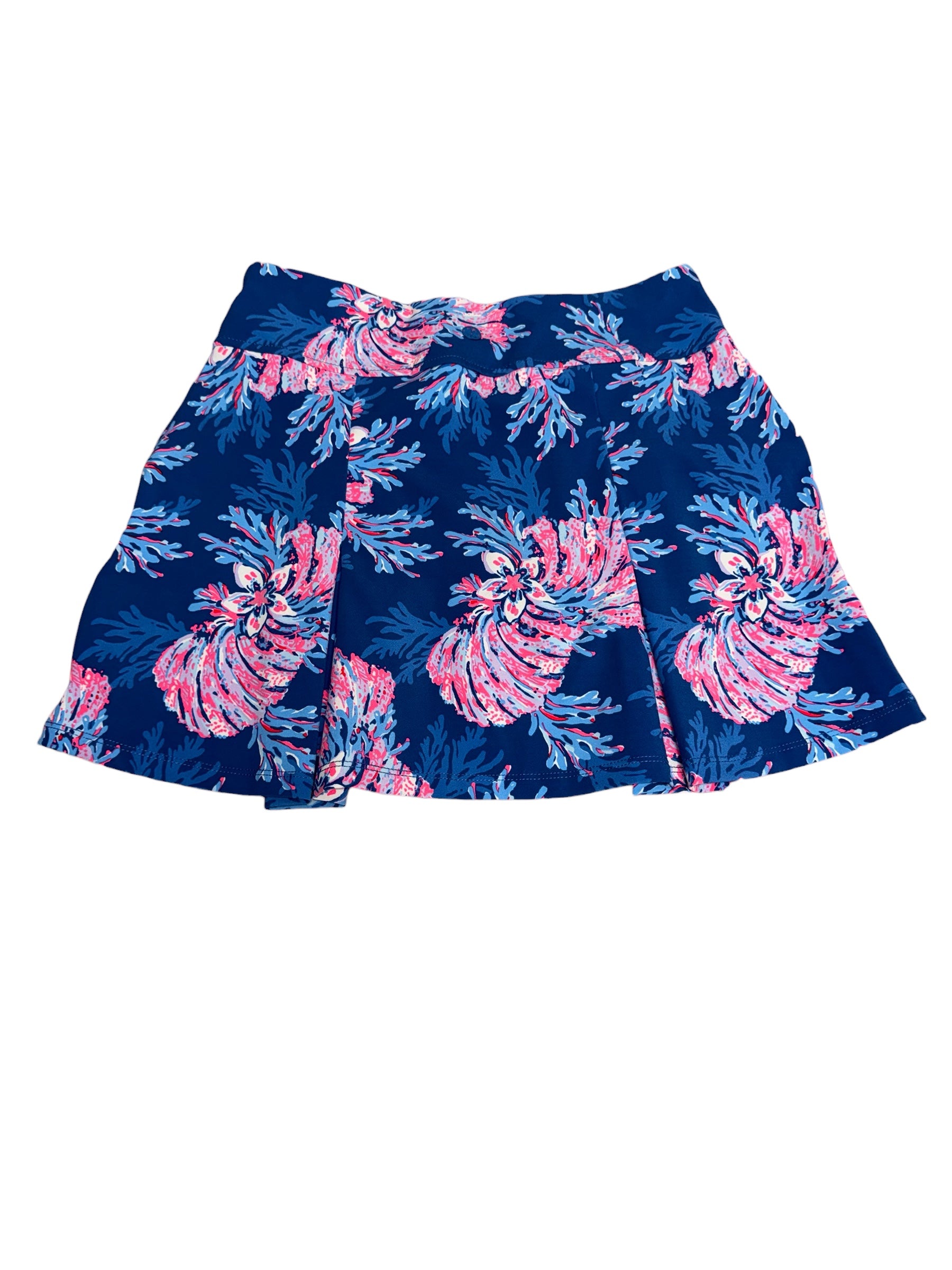Lilly Pulitzer Luxletic Shasta Skort UPF 50+, Multi- For The Fans Golf Size 2