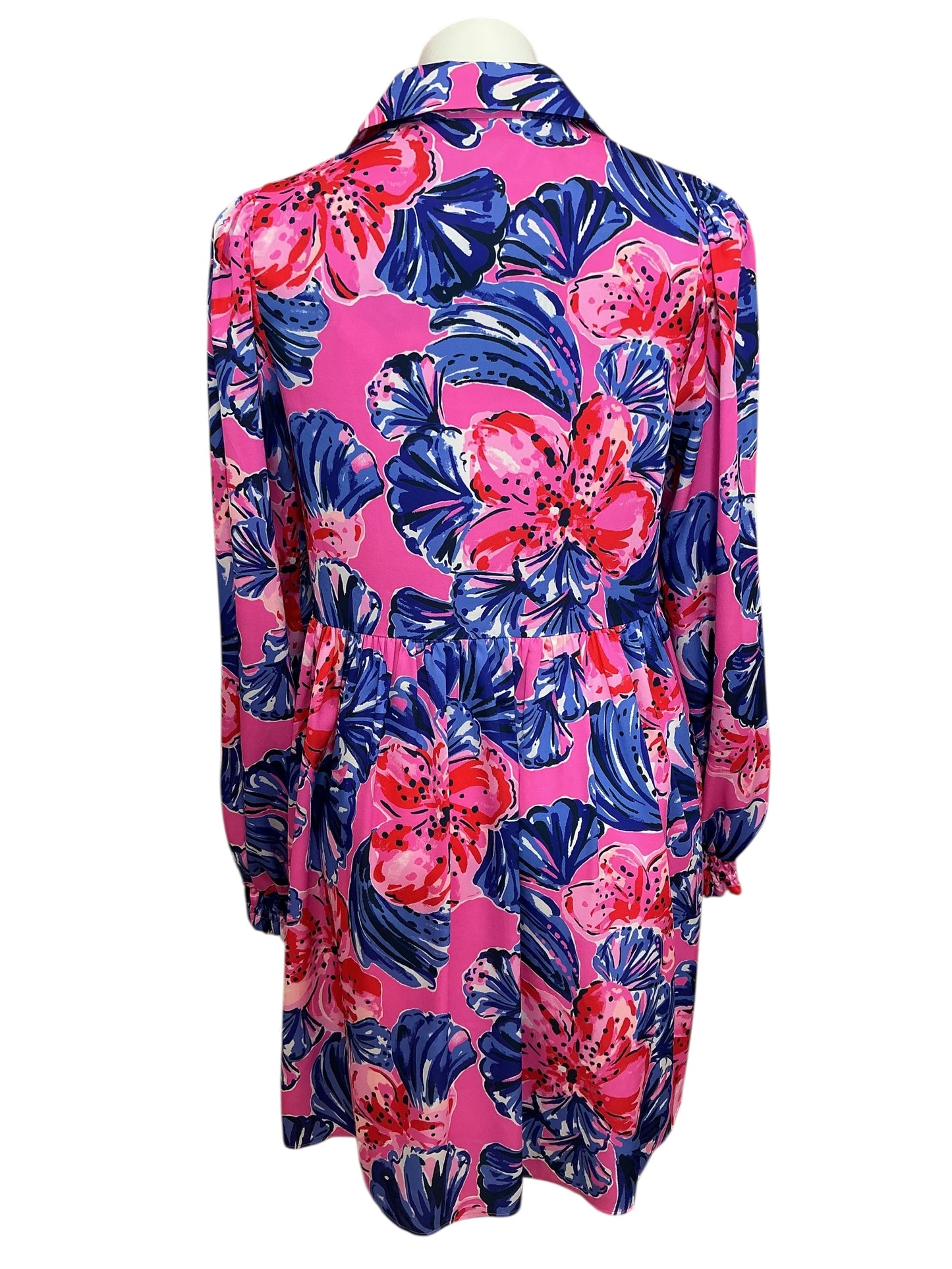 Lilly Pulitzer Arlie Swing Dress Plumeria Pink In A Holidaze - Size S