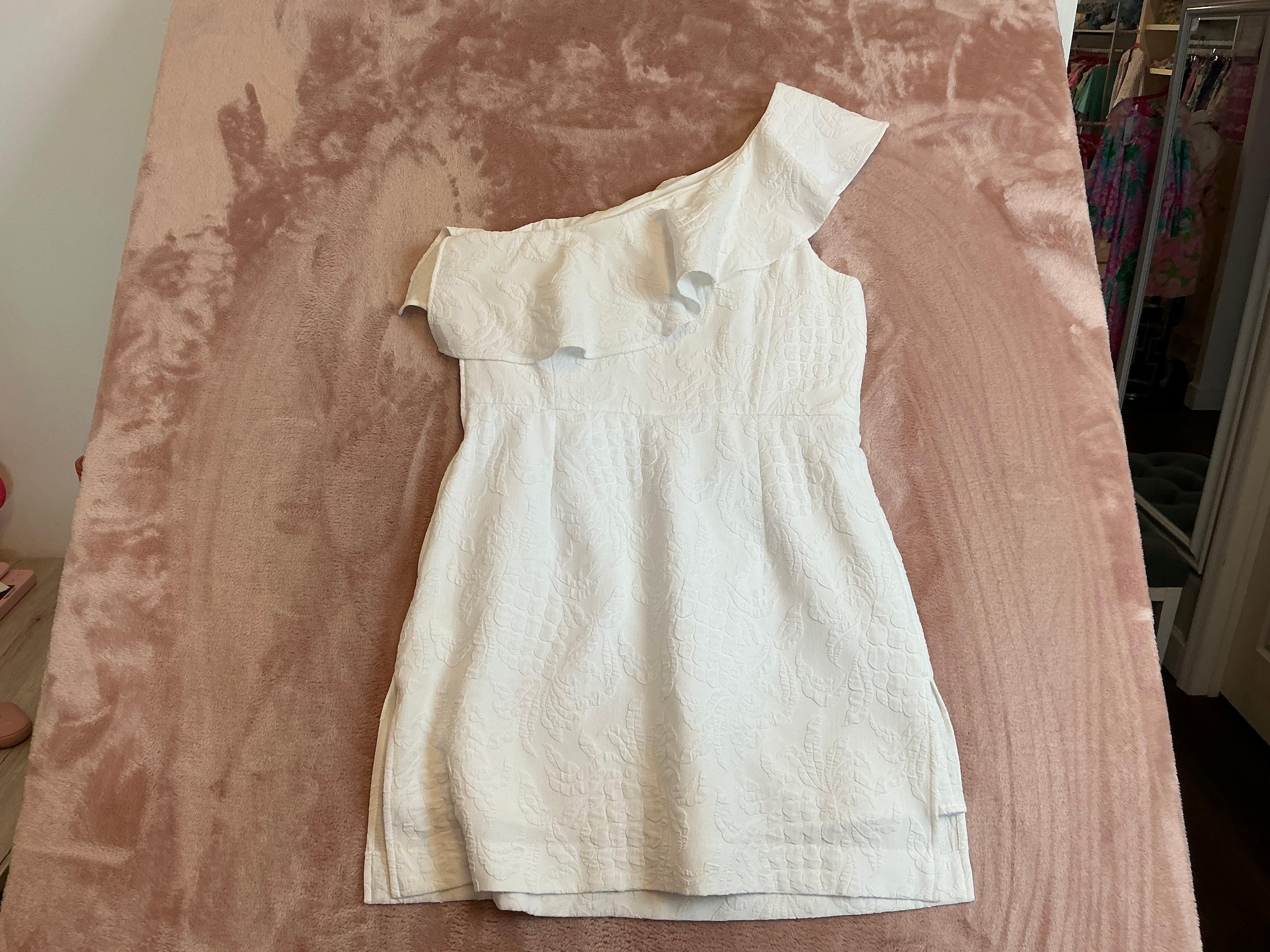 Lilly Pulitzer NWT Kipton romper resort white pineapple pucker - Size 16