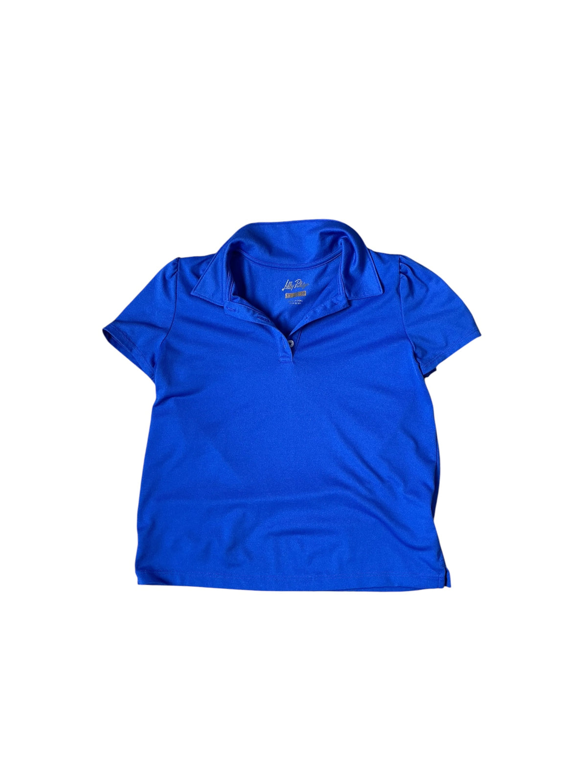 Lilly Pulitzer Kids Frida Polo Shirt Martinique Blue - Size XL 12-14