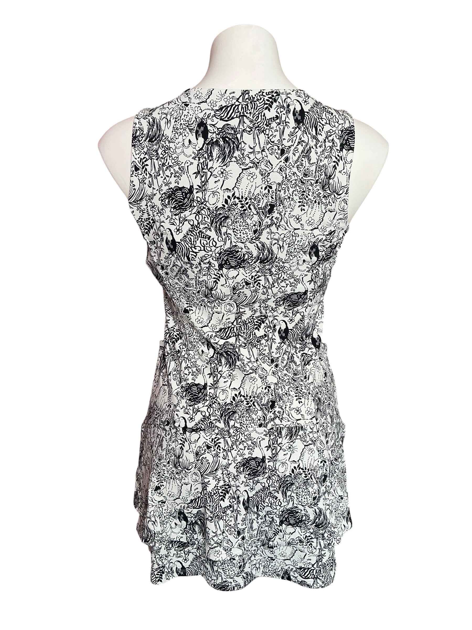 Lilly Pulitzer NWT Emilynn Active Dress UPF 50+ Onyx Animal Magnetism - Size XS