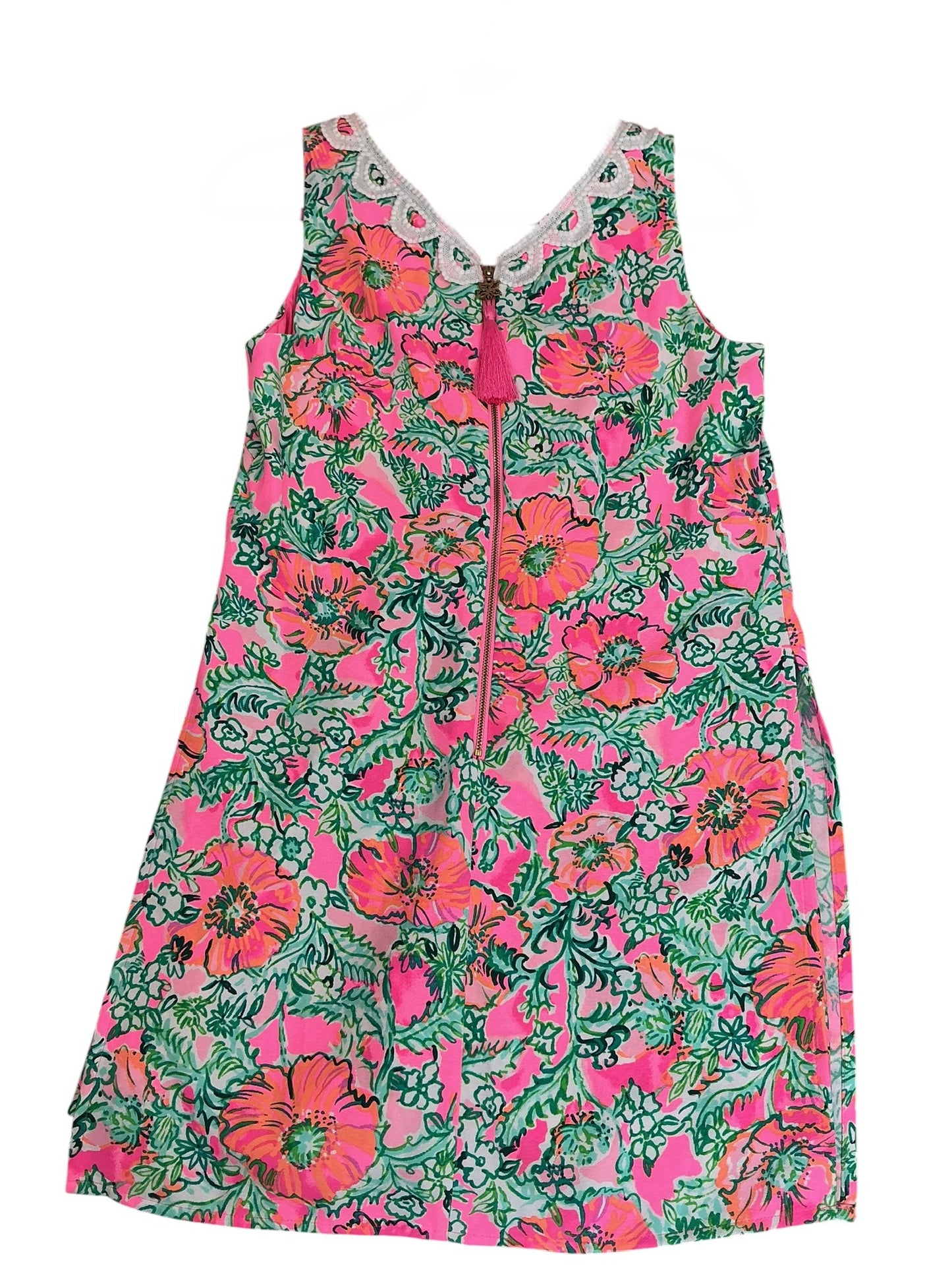 Lilly Pulitzer Ronnie Romper Soleil Pink Perfect Poppy - Size 2