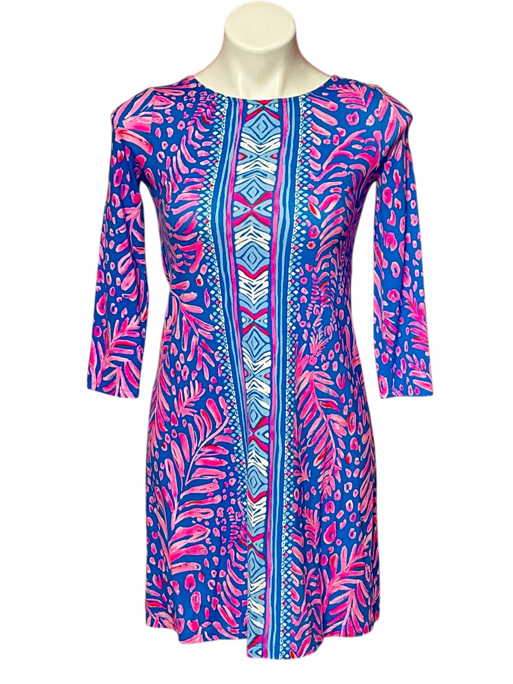 Lilly Pulitzer Ophelia Swing Dress - Pundy Blue La Zebra - Size XXS ...