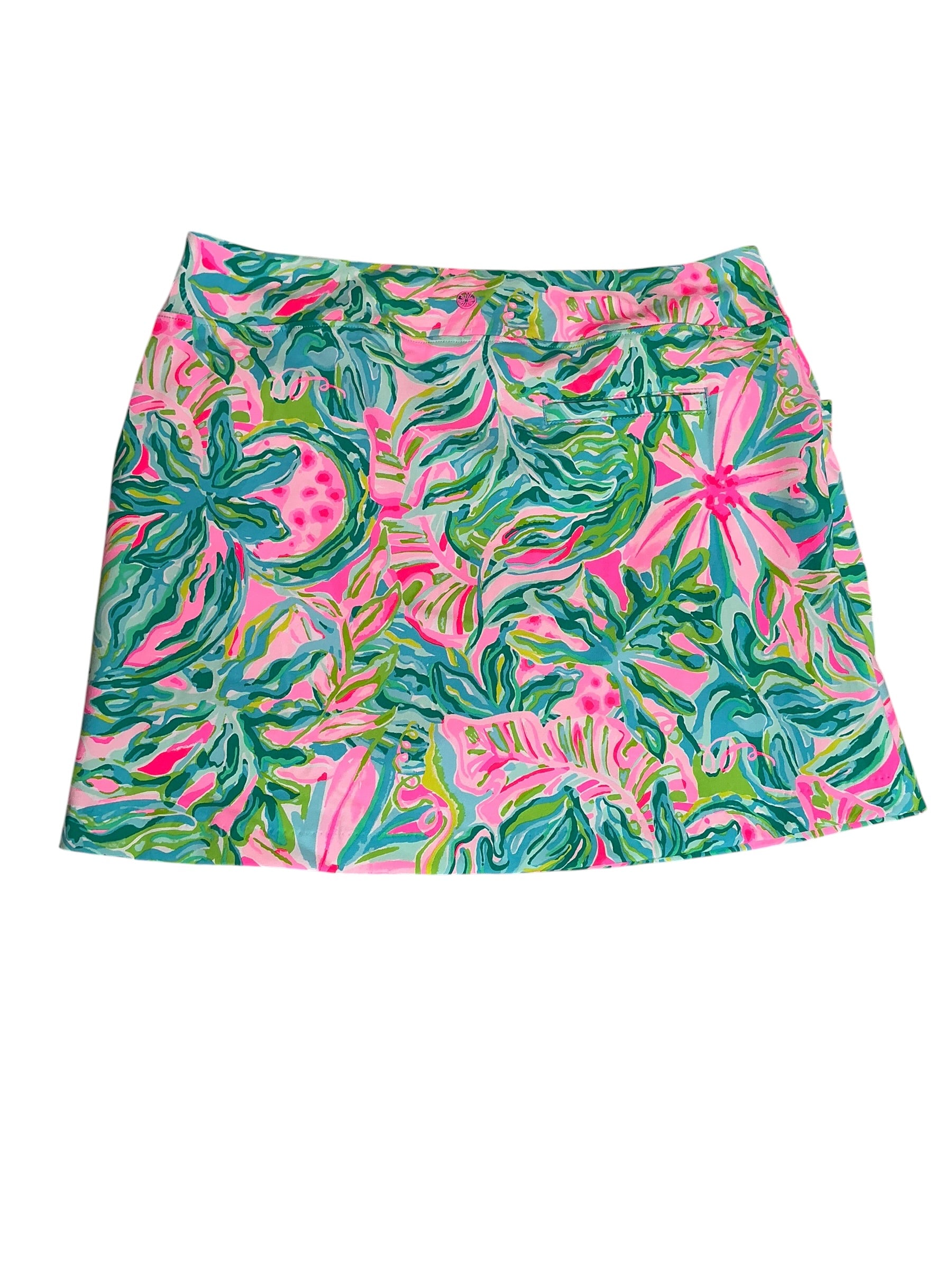 Lilly Pulitzer NWT Monica Skort UPF 50+ Multi One In A Melon Golf - Size 16