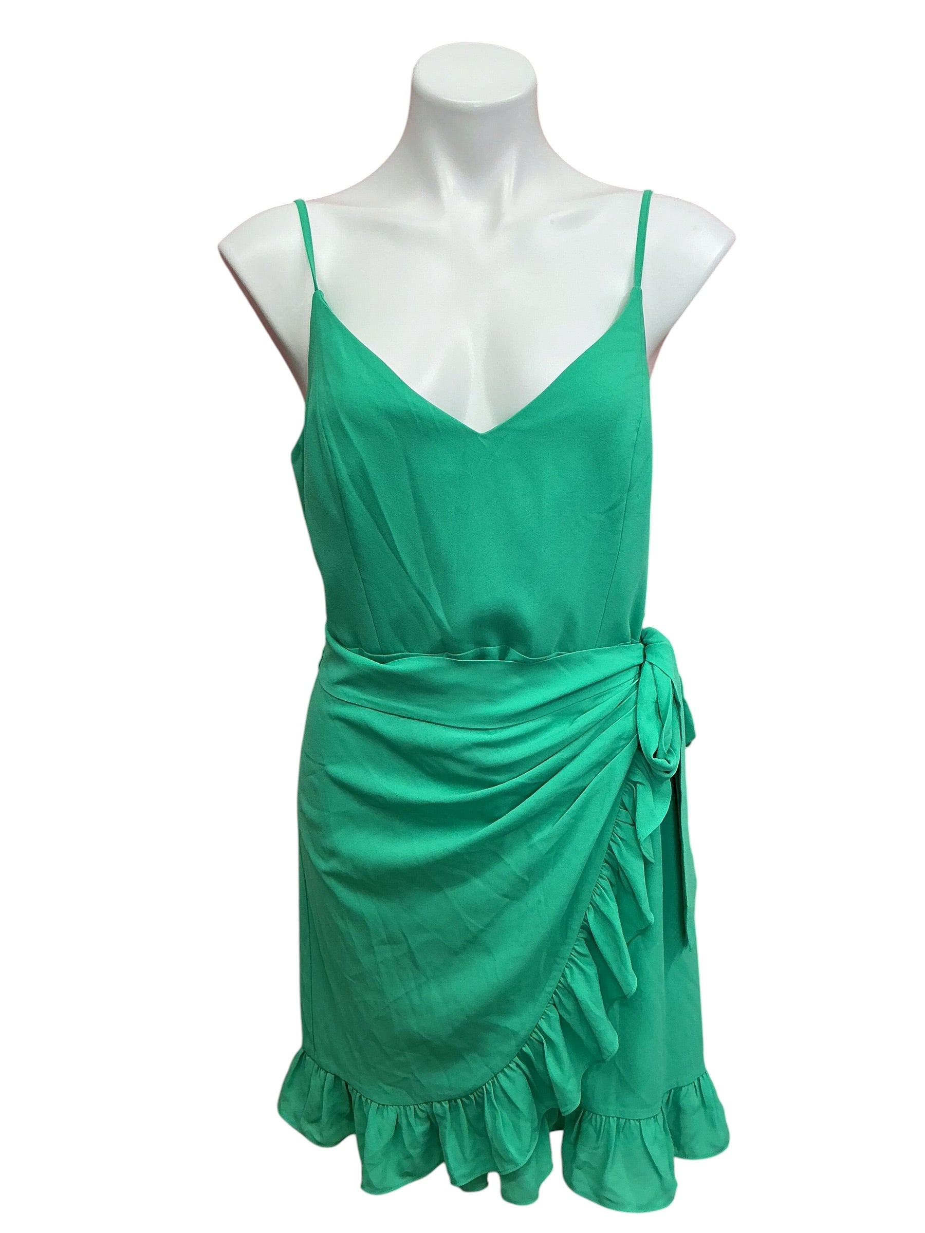Lilly Pulitzer Alisa Wrap Dress Botanical Green - Size 8
