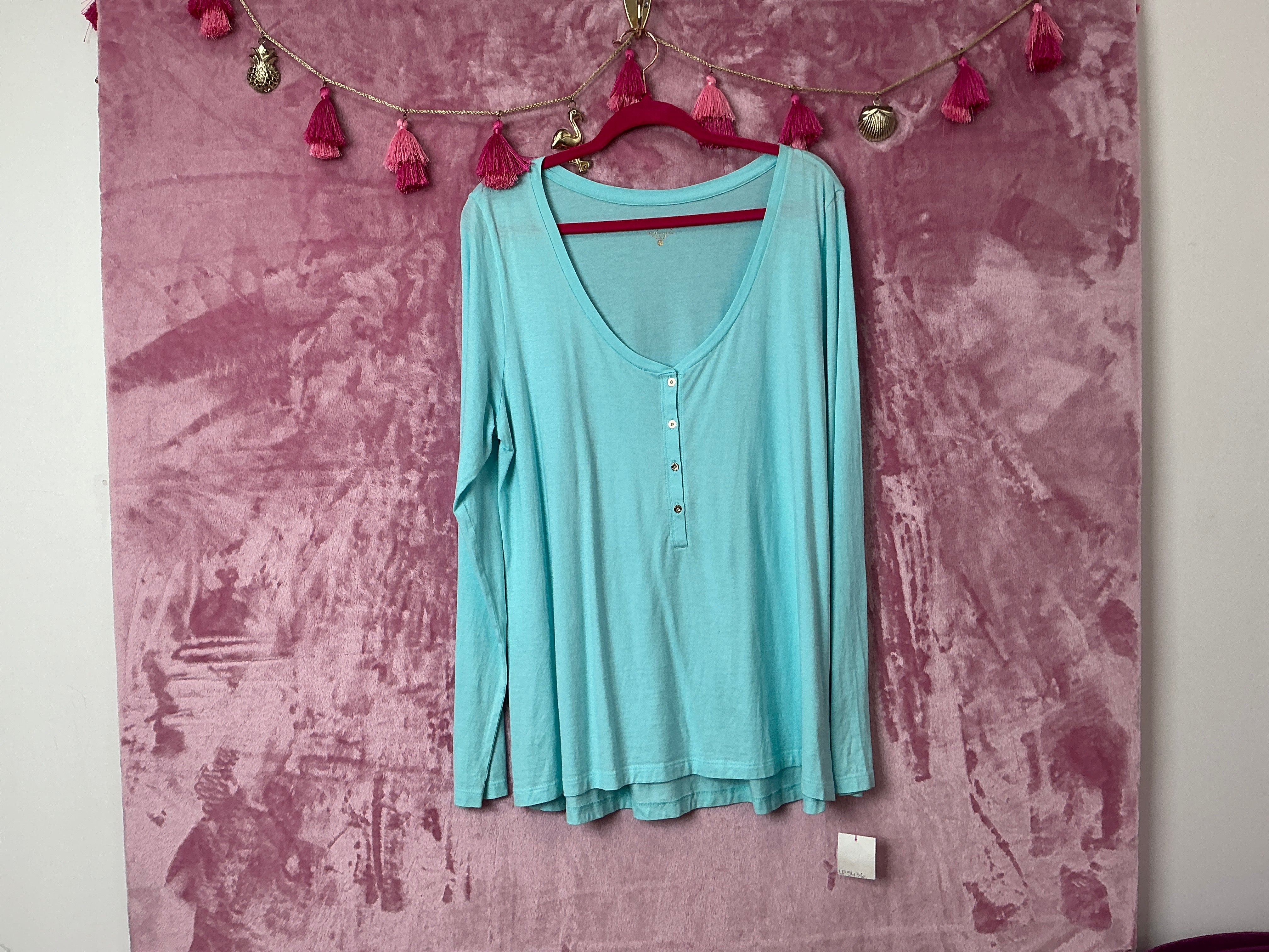 Lilly Pulitzer Long Sleeve Top - Size XL