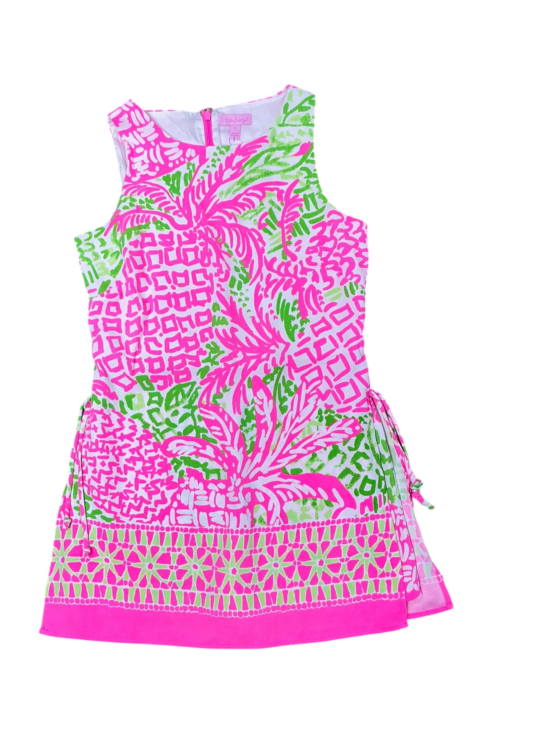 Lilly Pulitzer Donna Romper - Pink Sunset Home Slice Engineered - Size 0