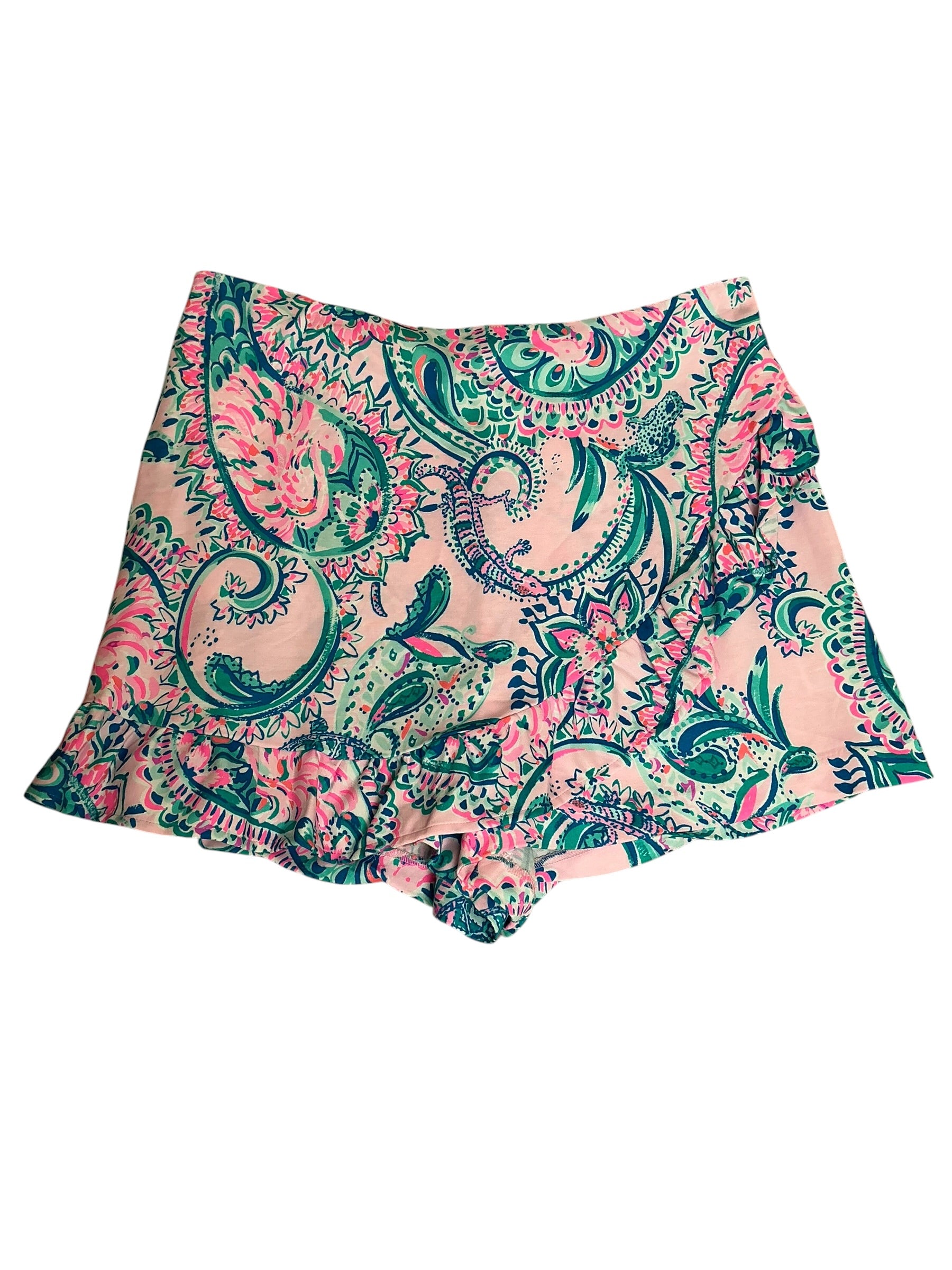 Lilly Pulitzer Faye Mini Skort Pink Tropics Tint - Size 10