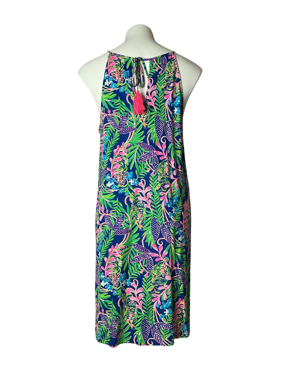 Lilly Pulitzer Margot Dress Borealis Blue How You Like Me Prowl - Size M