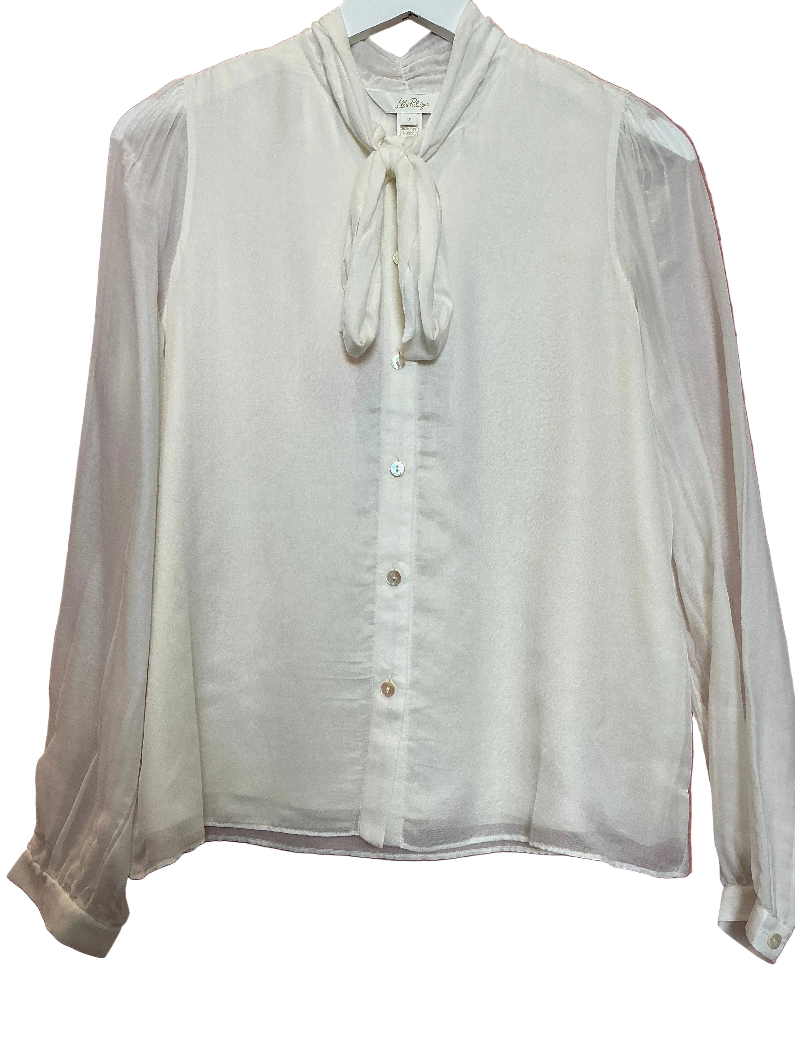 Lilly Pulitzer NWT - Teague Silk Cotton Top - Coconut - Size Small