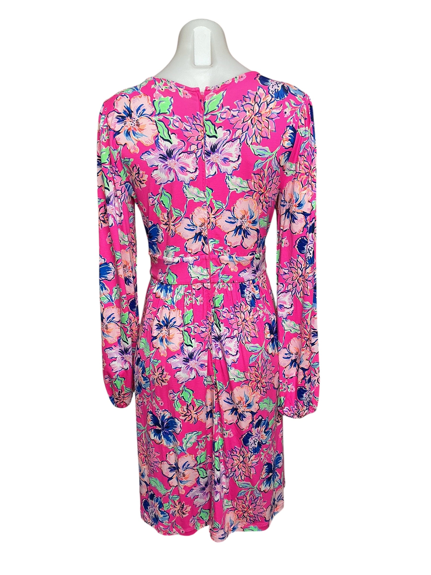 Lilly Pulitzer Carmilla Dress Pink Isle Last Bud Not Least - Size 4