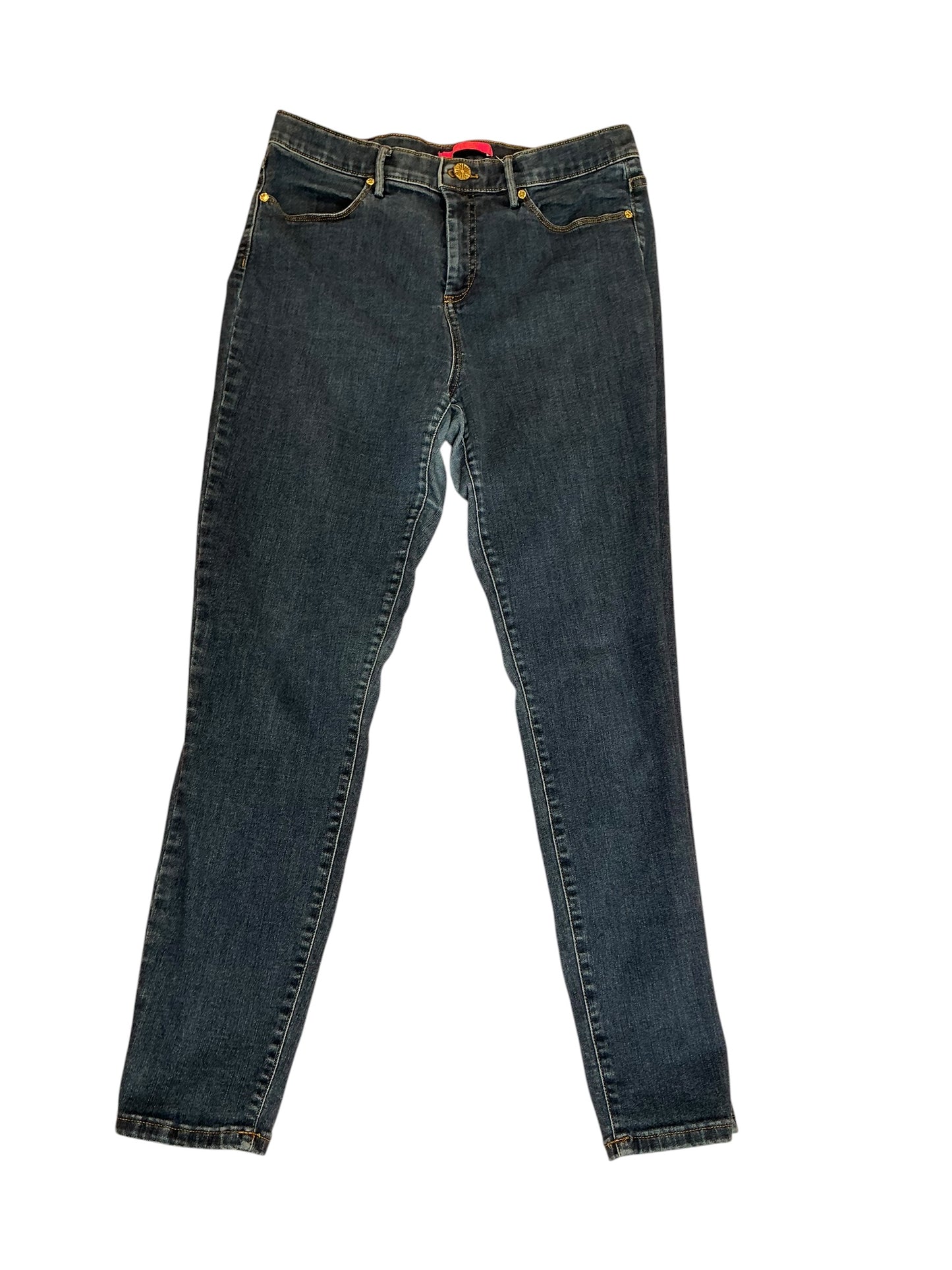 Lilly Pulitzer Eagan High Rise Skinny Dark Blue Wash - Size 12