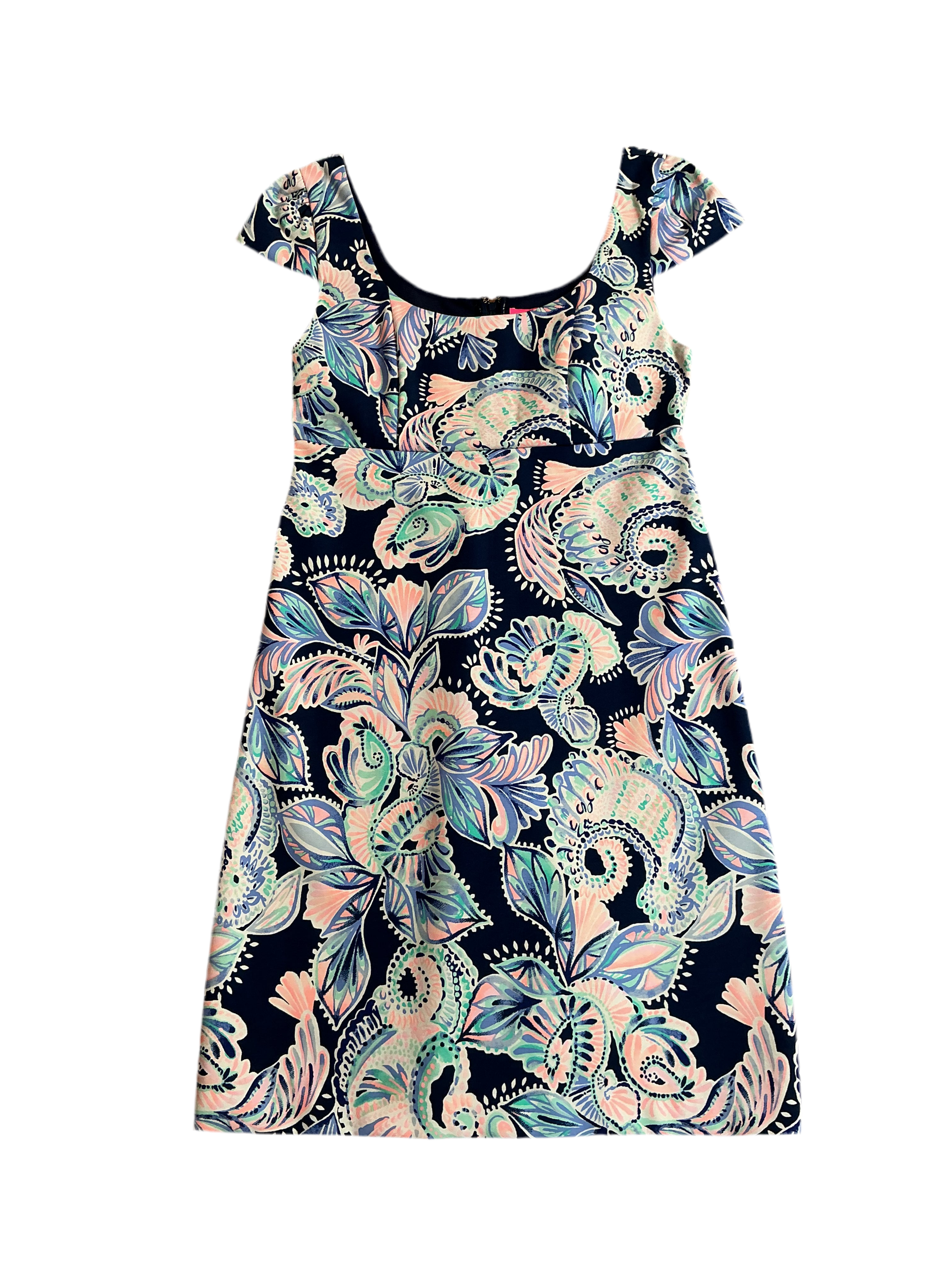 Lilly Pulitzer NWT Laurent Dress High Tide Navy Holy Flockamole - Size 6