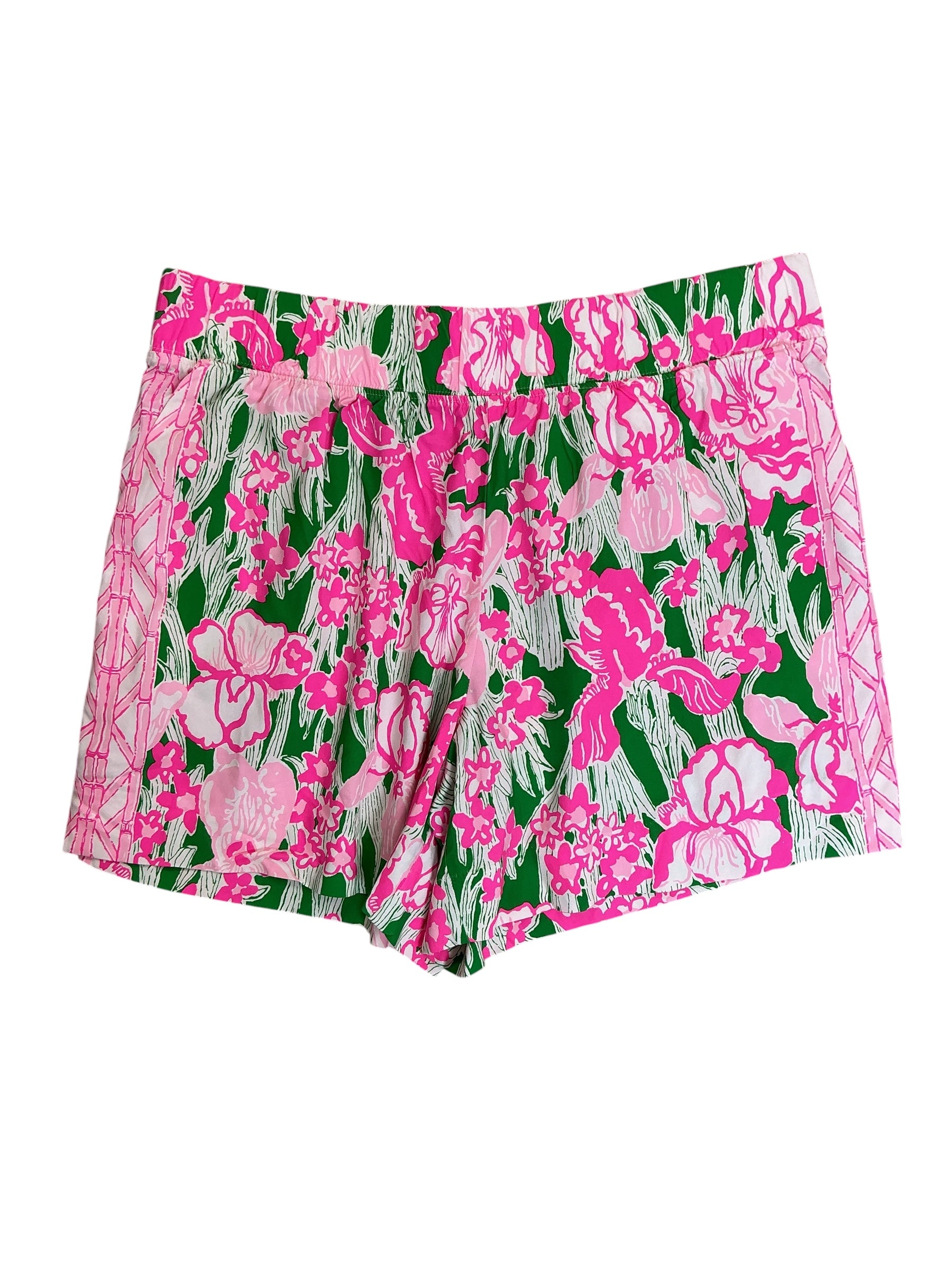 Lilly Pulitzer NWT Bal Harbour Stretch Shorts Putting Green Hannah Engineered - Size M