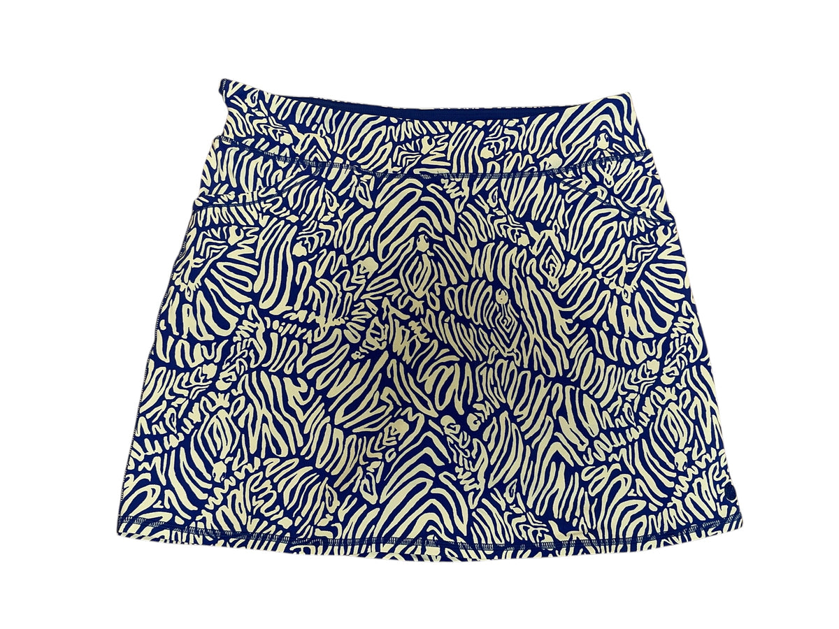 Lilly Pulitzer Alysia Mini Skort Martinique Blue Zee Bebe - Size XL