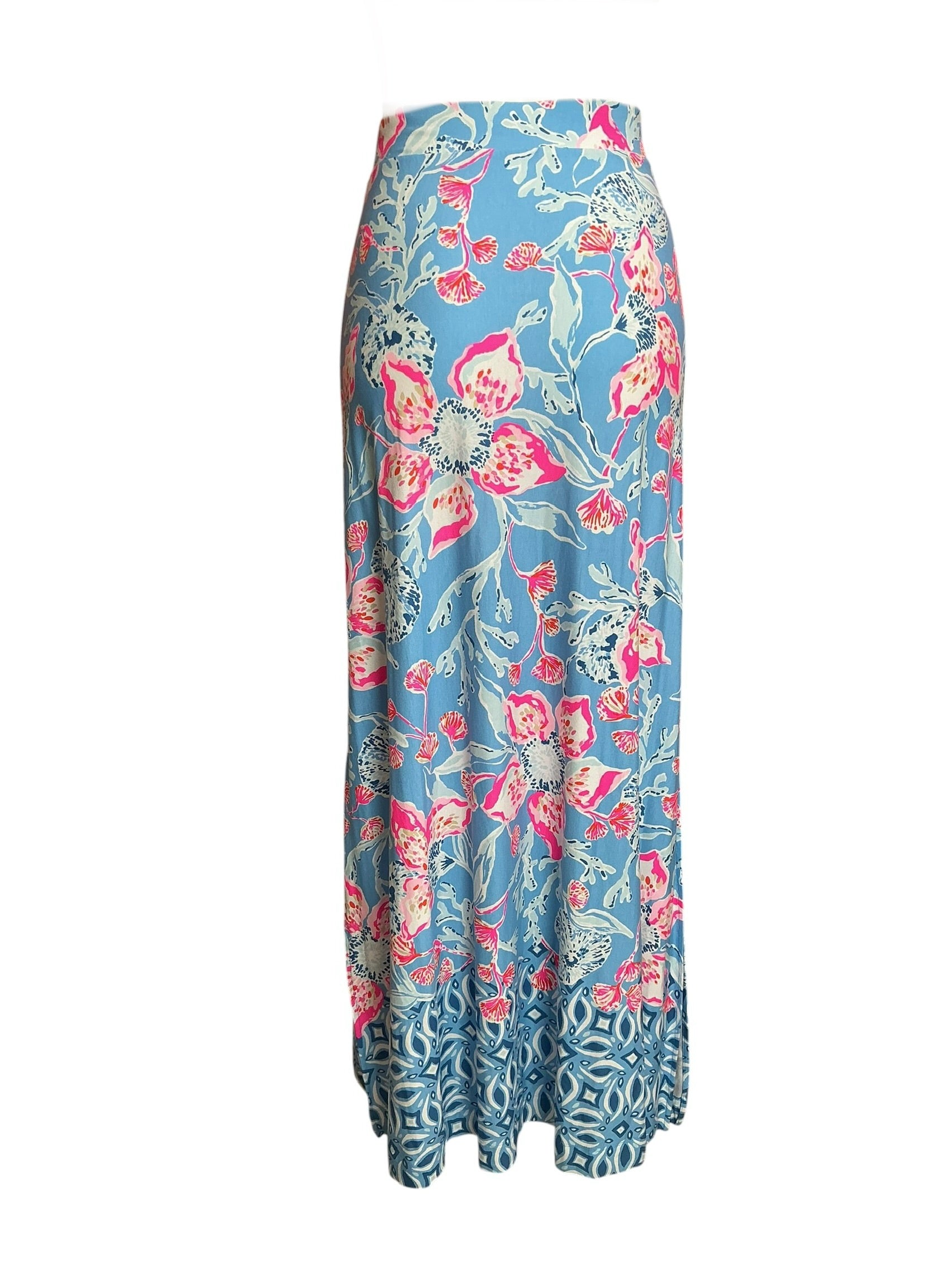 Lilly Pulitzer Adea Maxi Skirt Multi Bahamian Rhapsody Engineered - Size XS
