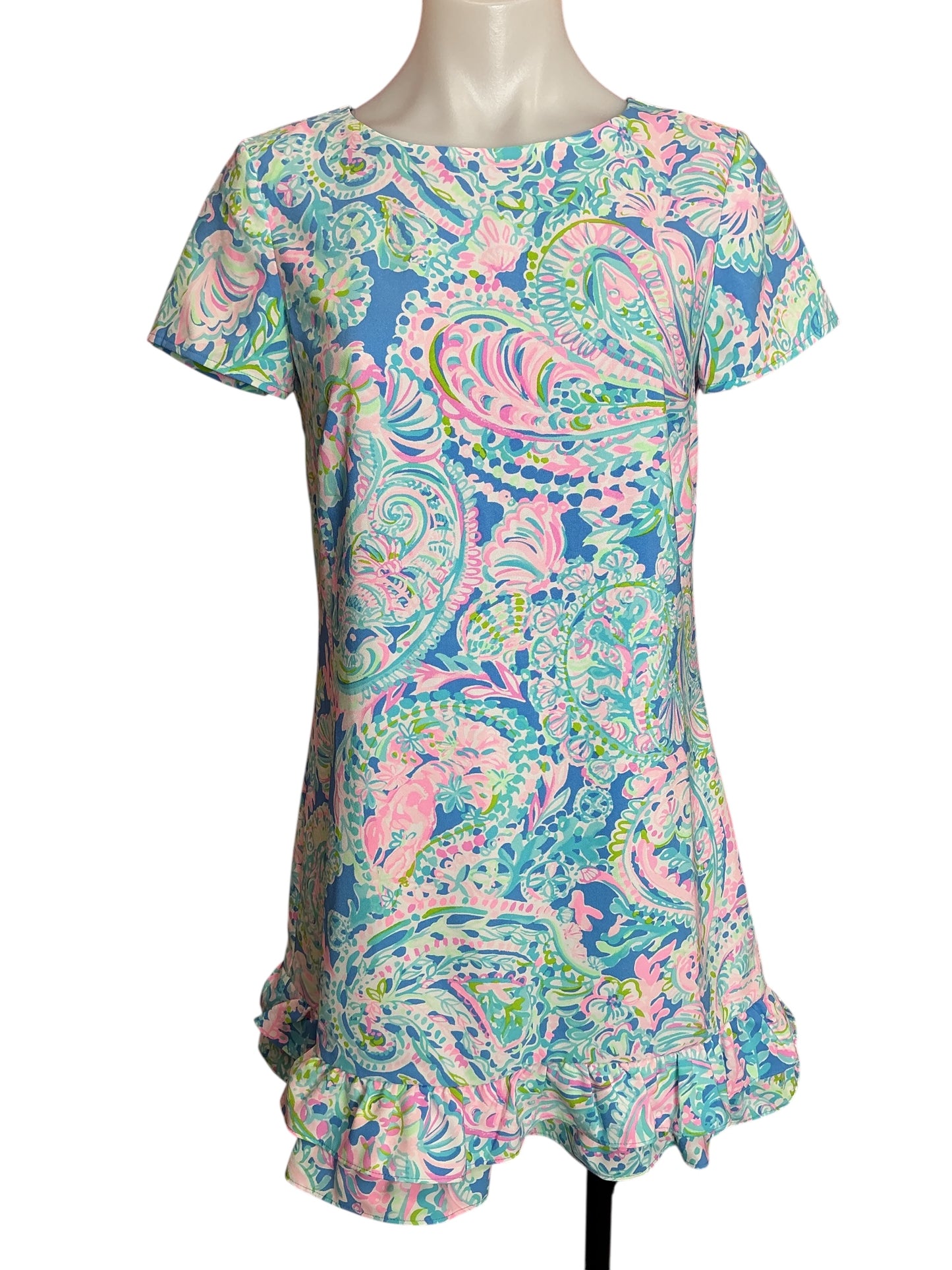 Lilly Pulitzer Masey Romper Multi Dream Team - Size 2