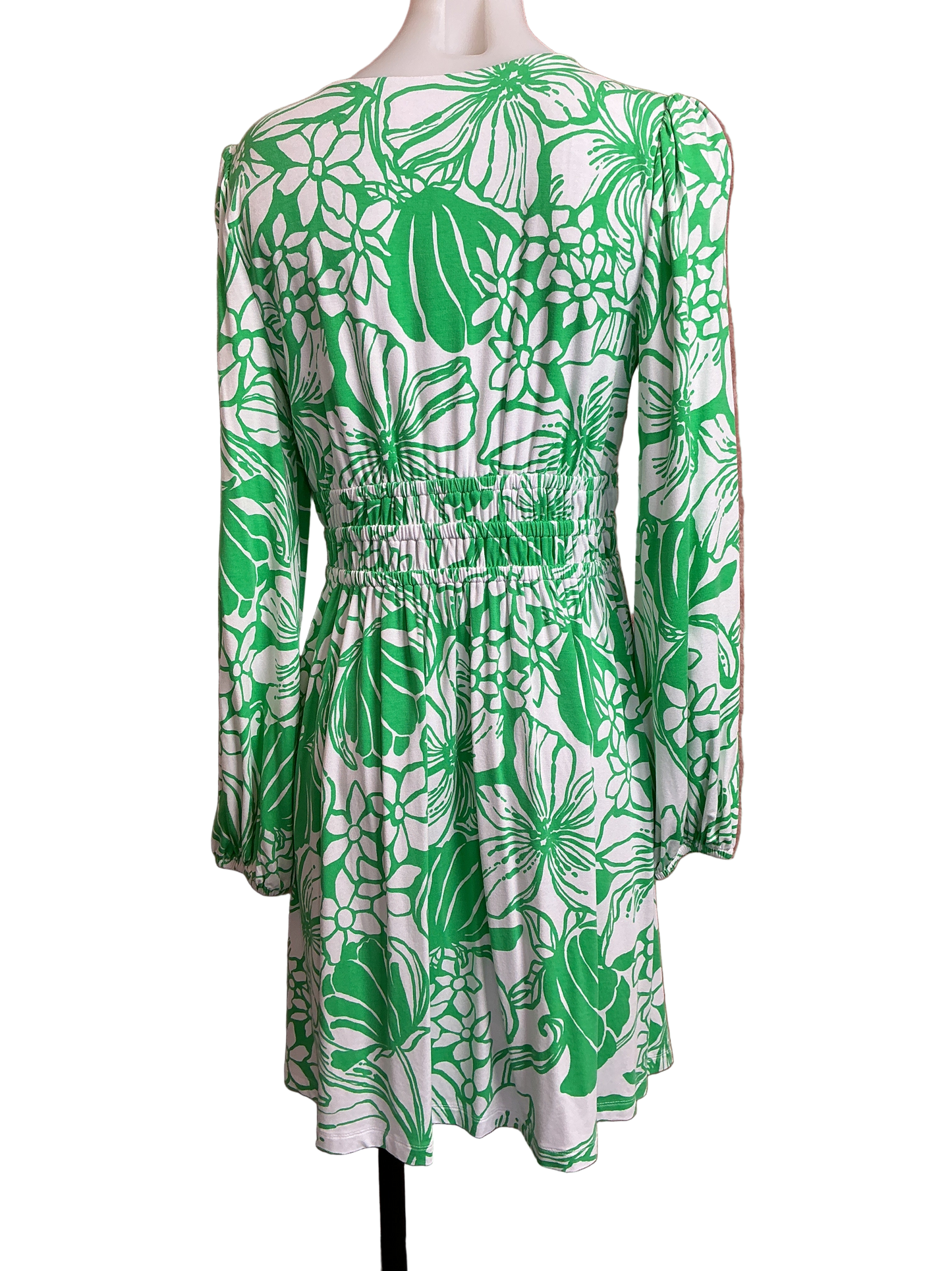Lilly Pulitzer NWT Calla Long Sleeve V-Nec Spearmint Oversized Kiss My Tuli - Size M