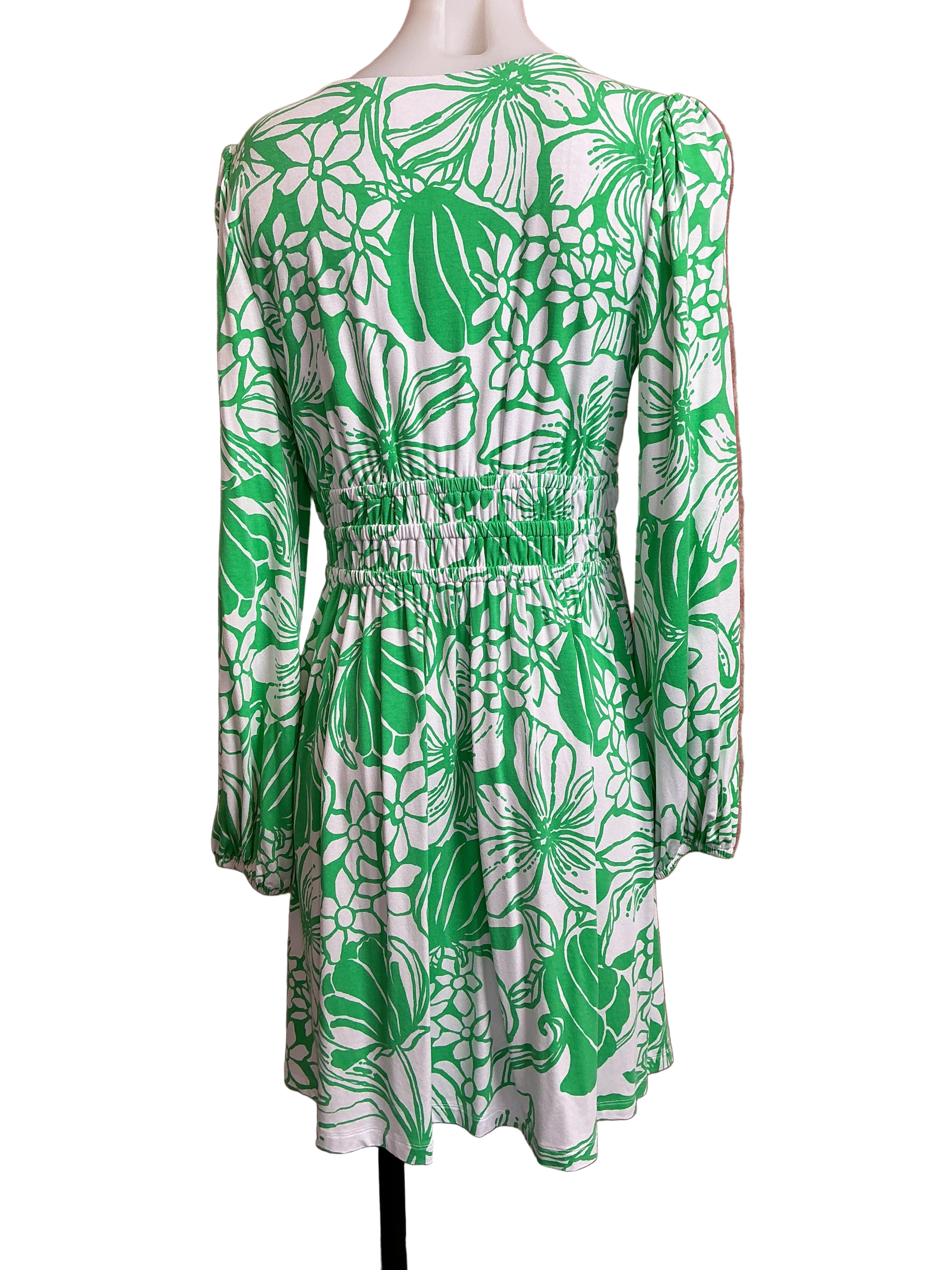 Lilly Pulitzer NWT Calla Long Sleeve V-Nec Spearmint Oversized Kiss My Tuli - Size M