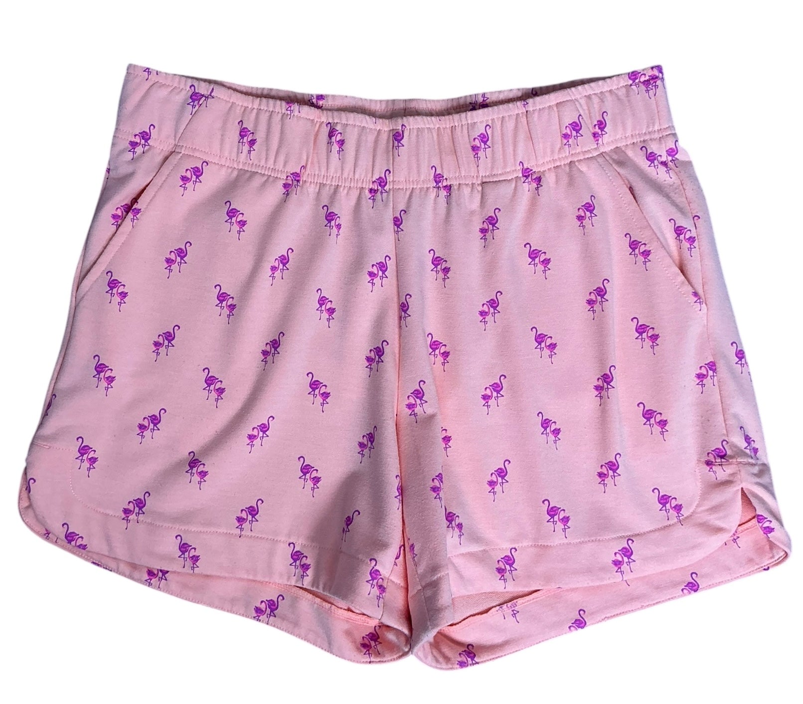 Lilly Pulitzer Kylar Knit Shorts Peach Hyacinth Me and My Minnie - Size M