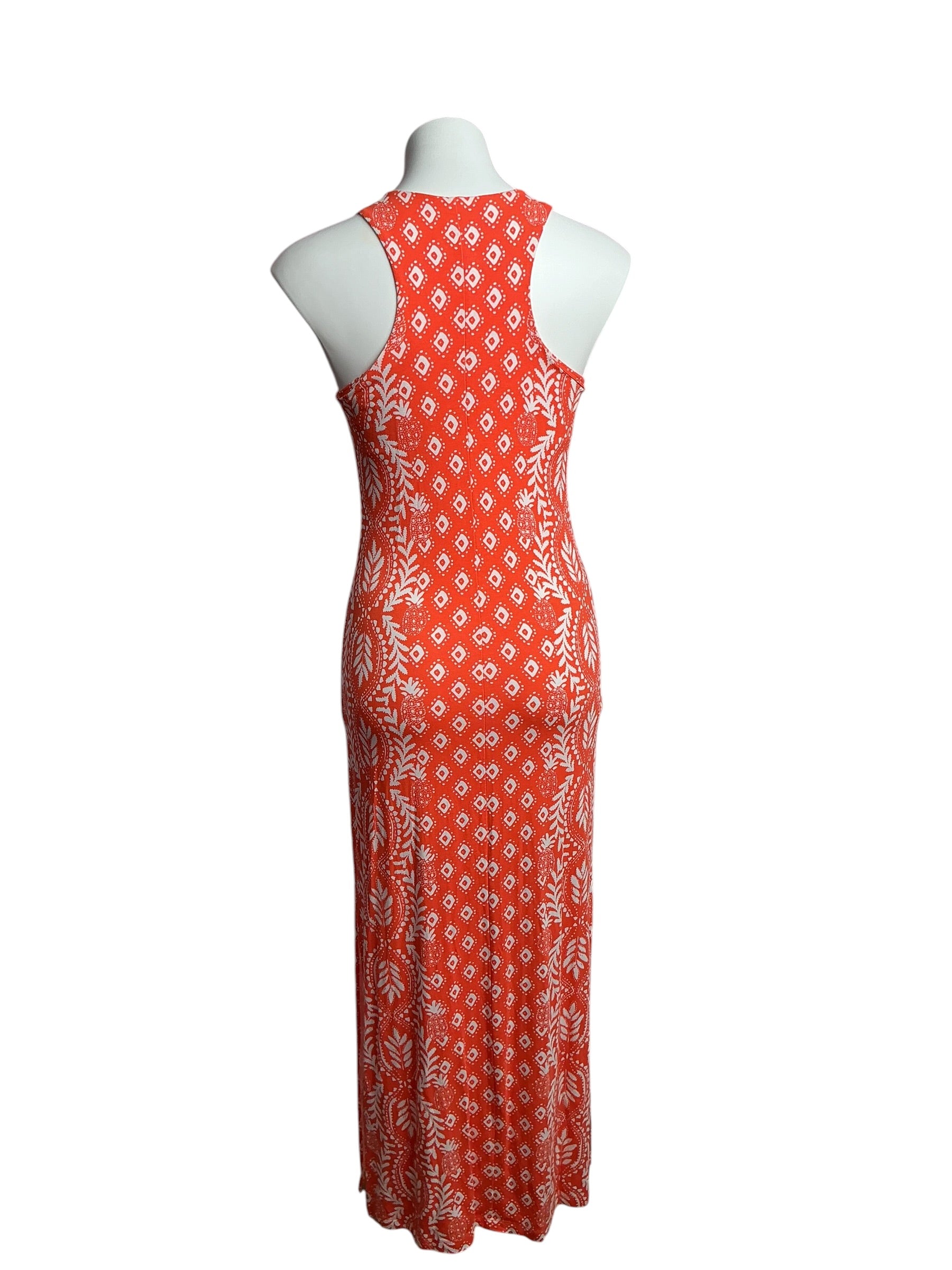 Lilly Pulitzer- Ulla Maxi Dress Flamingo Feather Harbour View Engineered Size XS