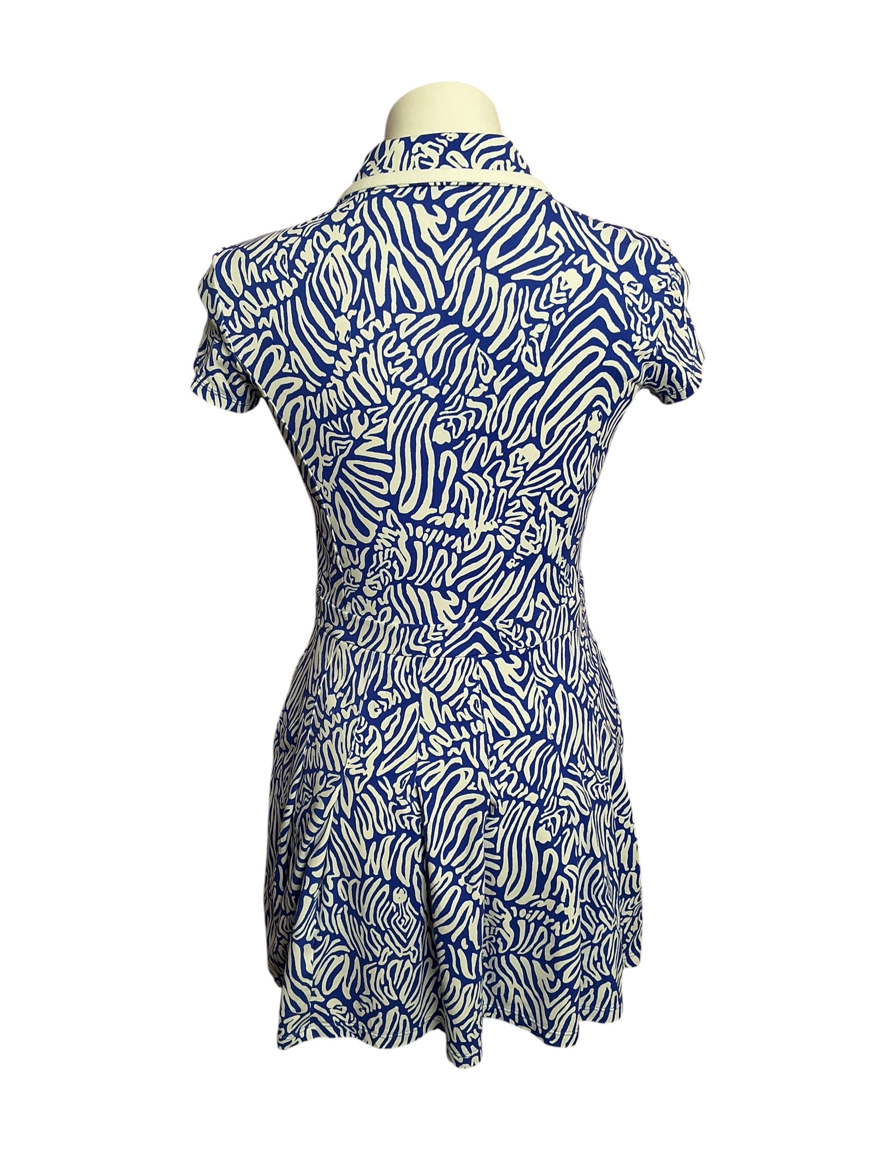 Lilly Pulitzer UPF 50+ Luxletic Alona Dress Martinique Blue Zee Bebe